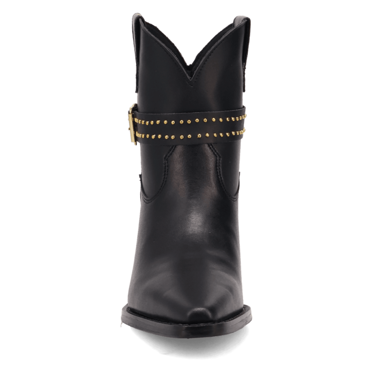 PRODUCT SHOT MILANO LEATHER BOOTIE AT FRONT ANGLE