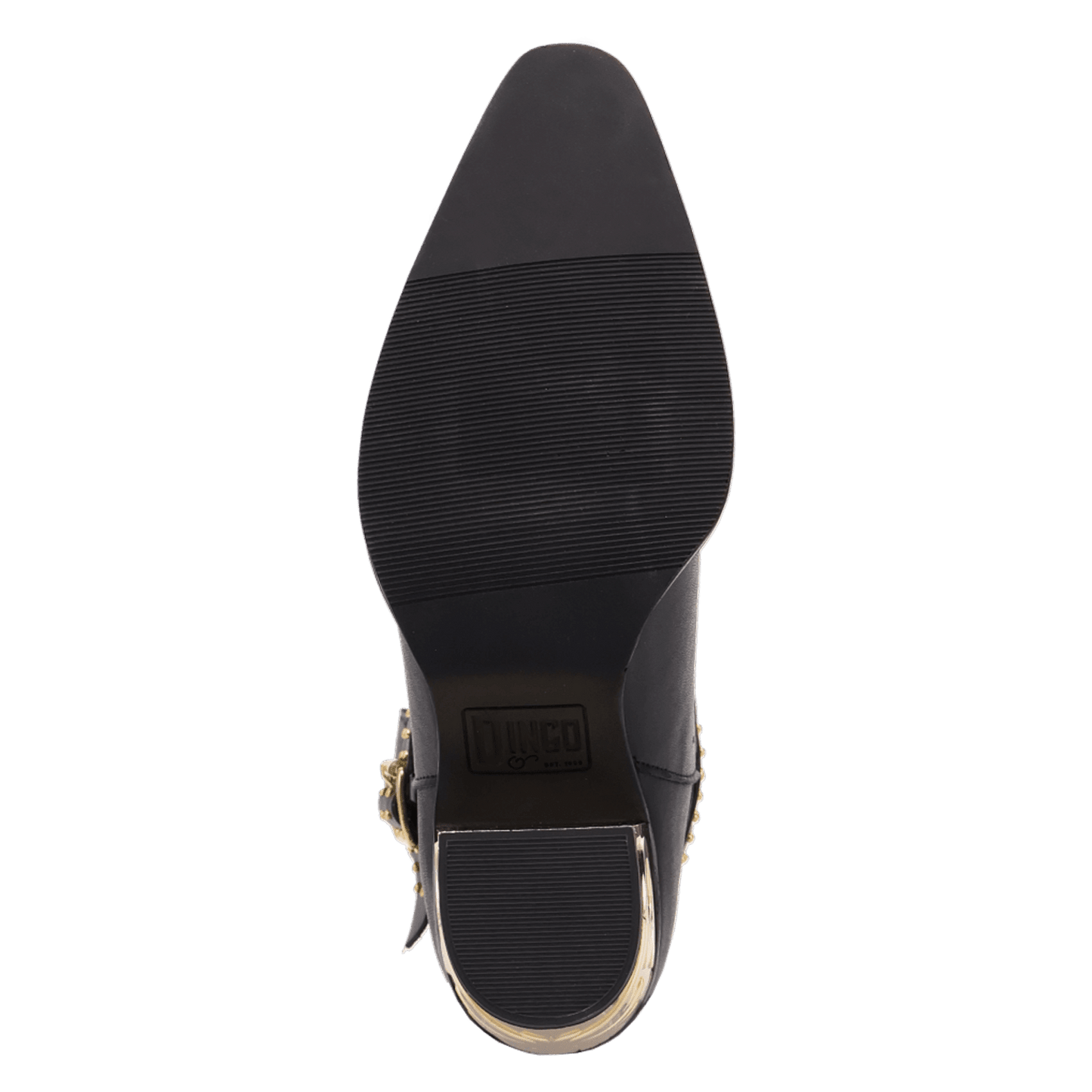 PRODUCT SHOT MILANO LEATHER BOOTIE AT OUTSOLE ANGLE