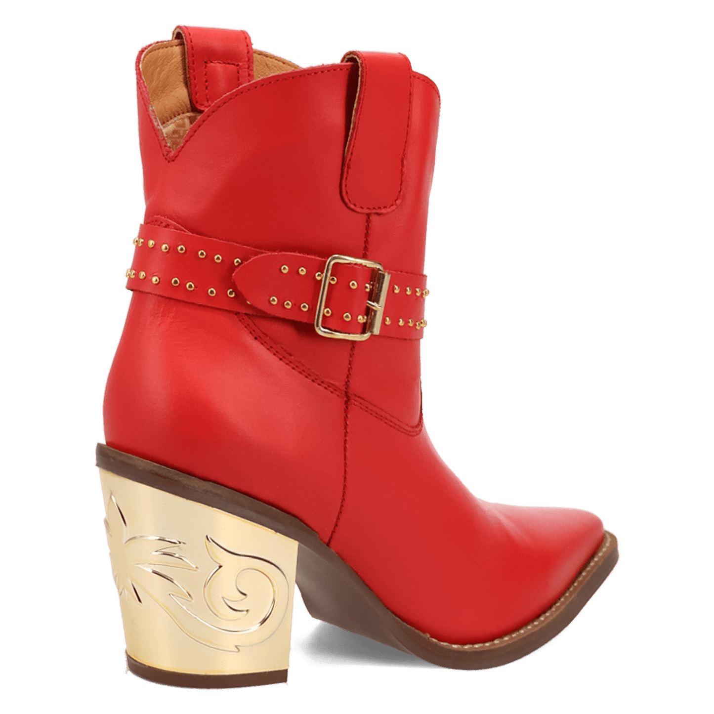 PRODUCT SHOT MILANO LEATHER BOOTIE AT 315 DEGREE ANGLE