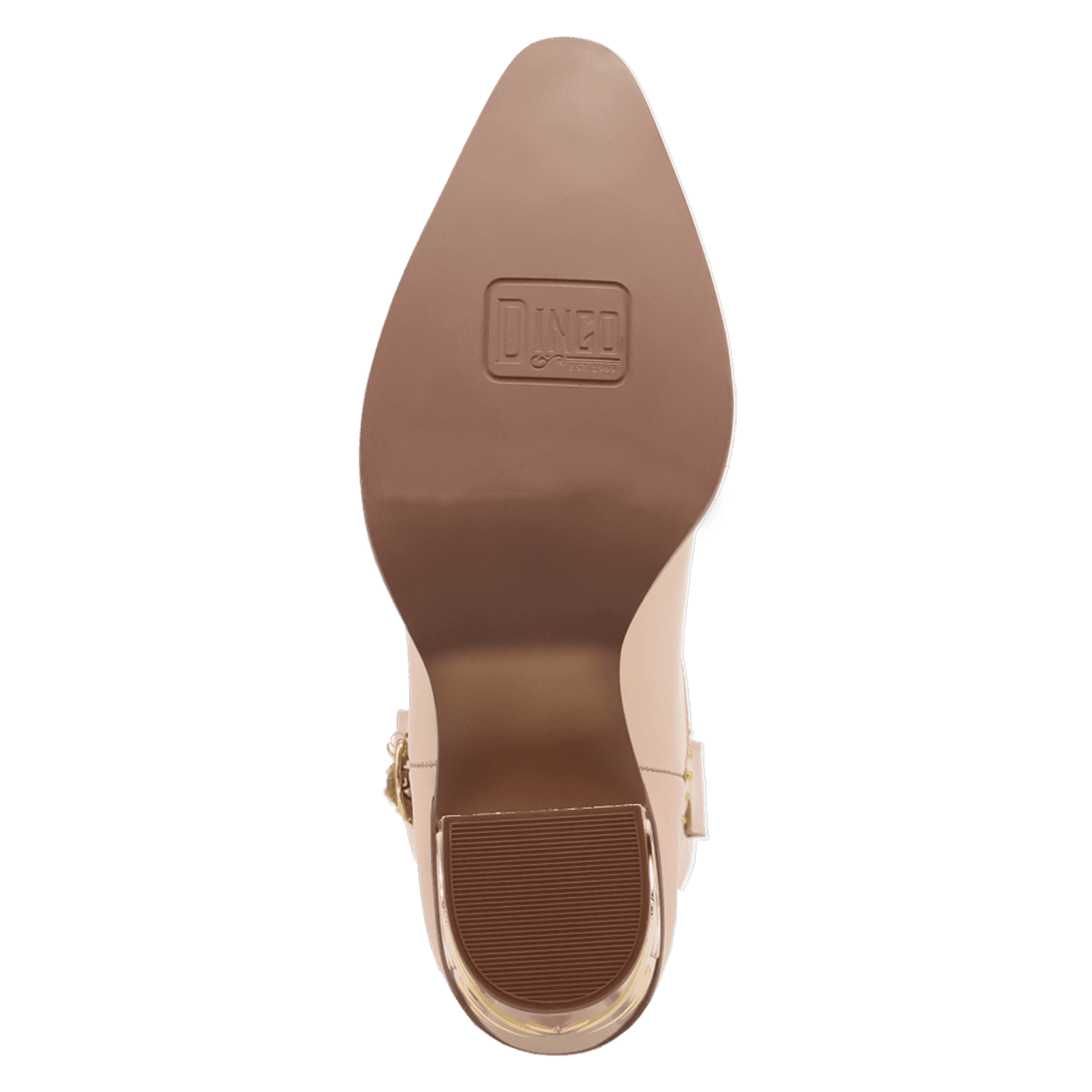 PRODUCT SHOT MILANO LEATHER BOOTIE AT OUTSOLE ANGLE