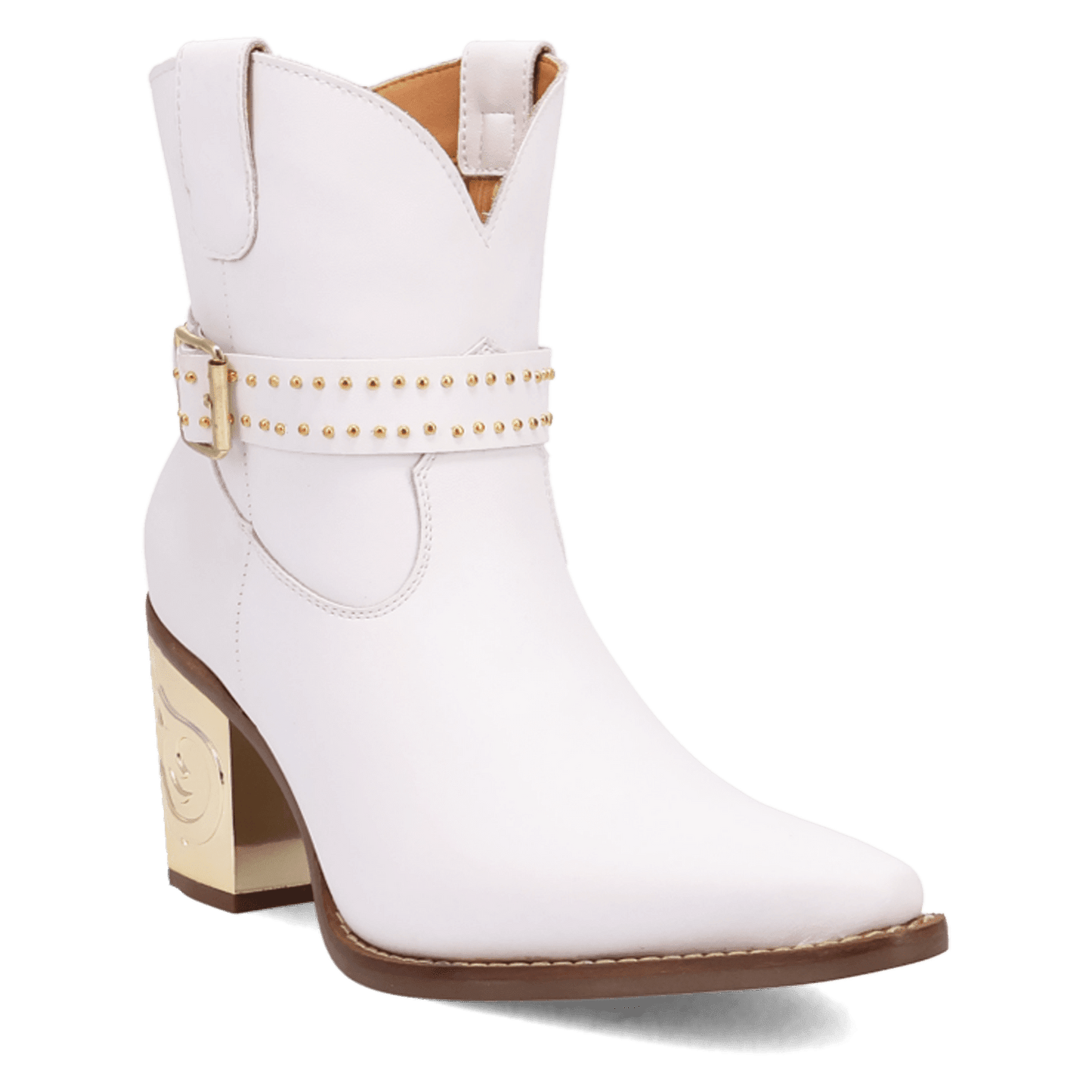 PRODUCT SHOT MILANO LEATHER BOOTIE AT 45 DEGREE ANGLE