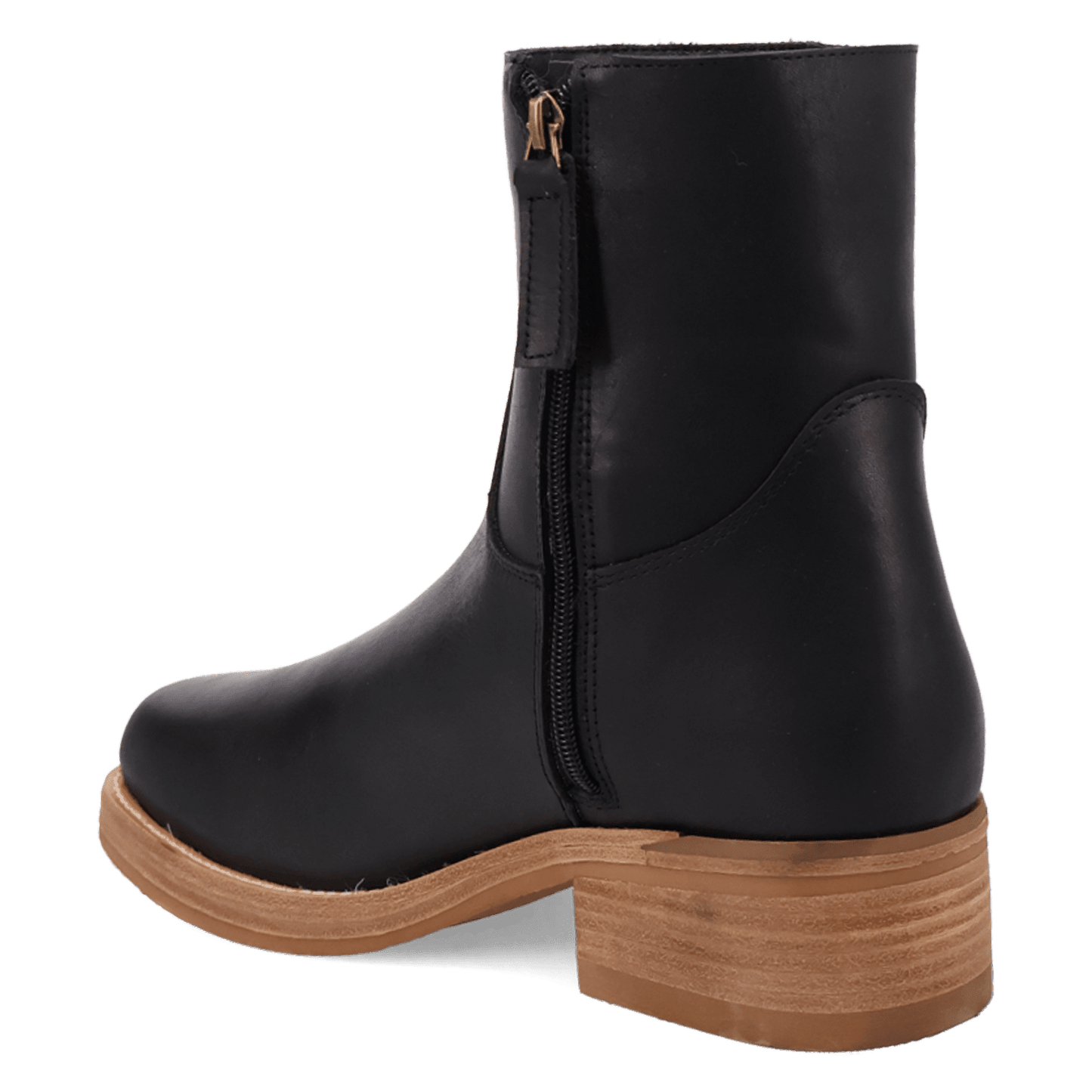PRODUCT SHOT BANNER LEATHER BOOT AT 270 DEGREE ANGLE