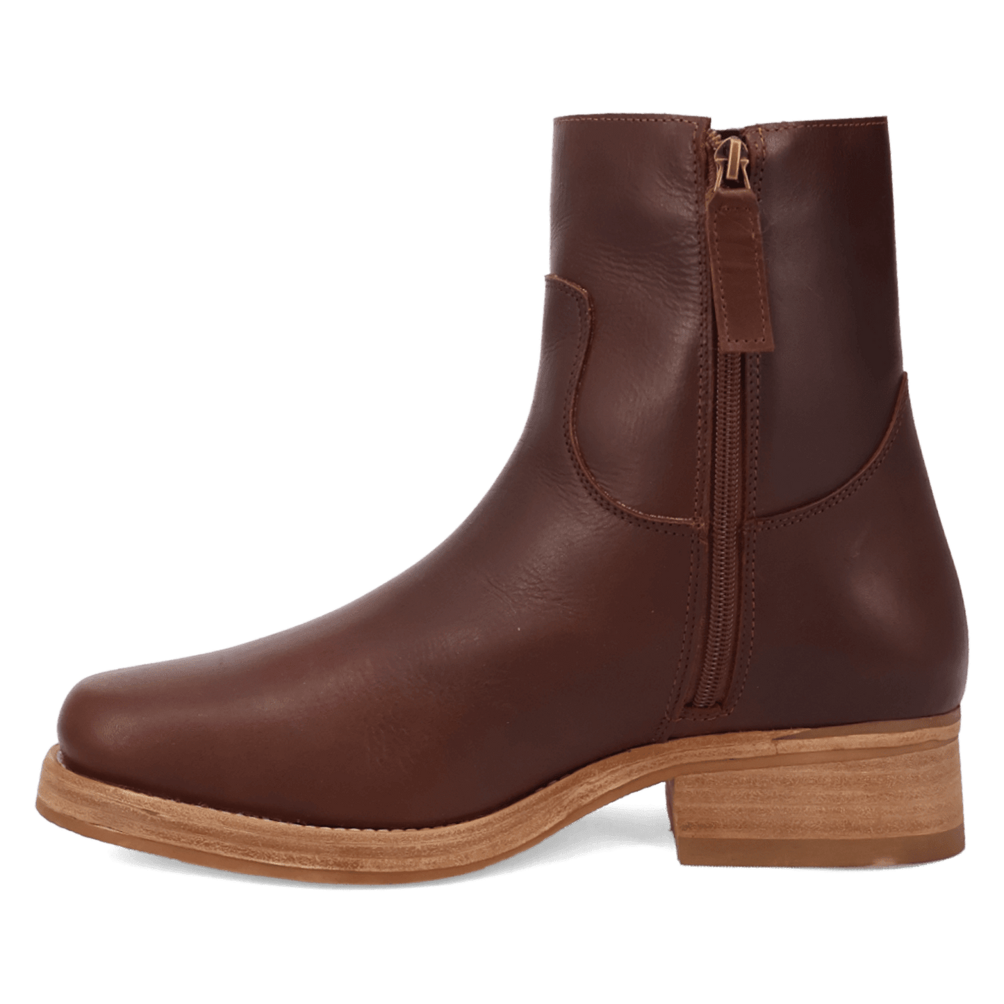 PRODUCT SHOT BANNER LEATHER BOOT AT 135 DEGREE OUTSIDE ANGLE