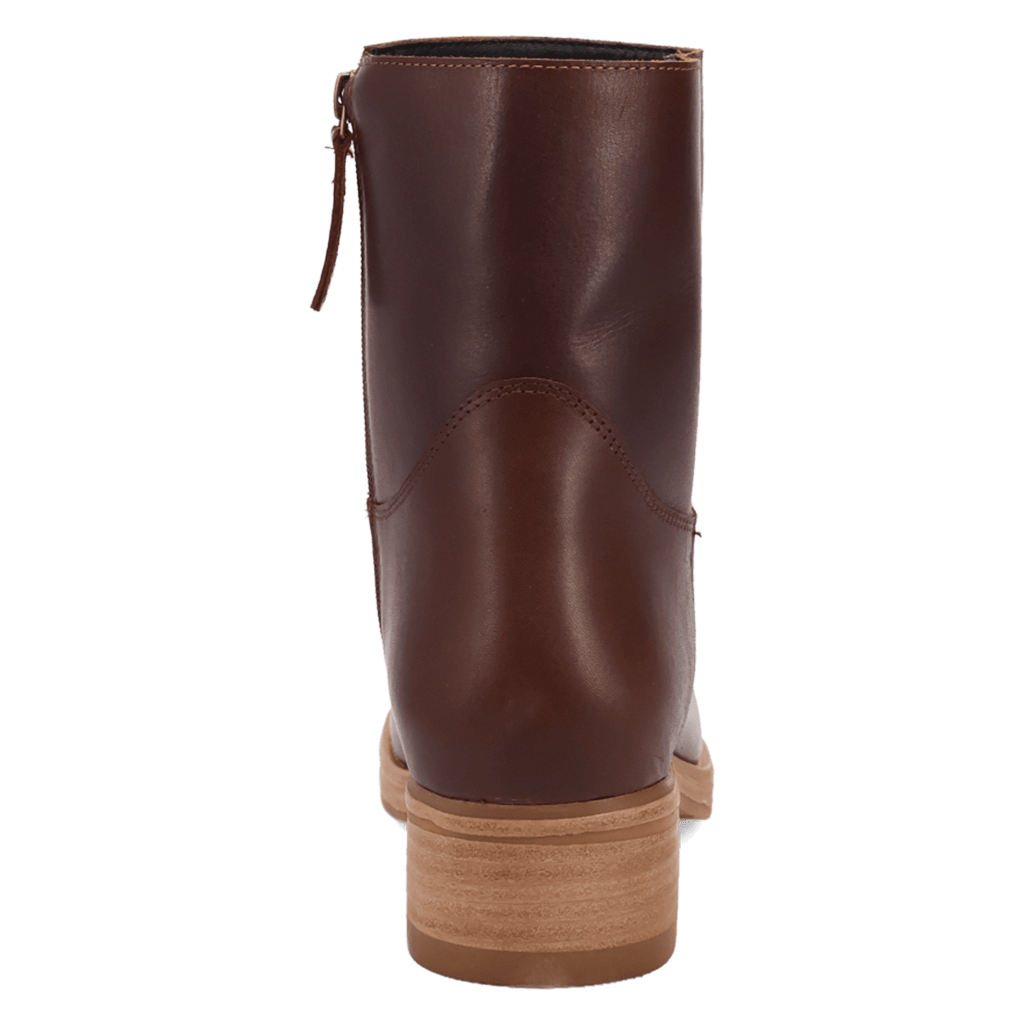 PRODUCT SHOT BANNER LEATHER BOOT AT 180 DEGREE BACK ANGLE