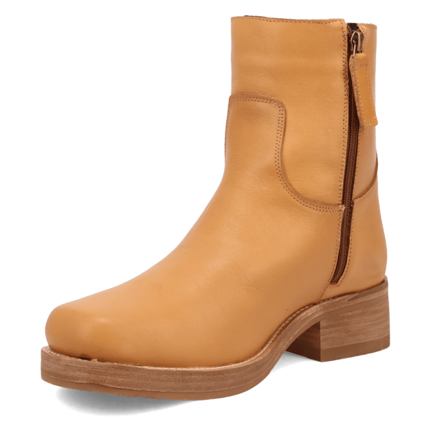 PRODUCT SHOT BANNER LEATHER BOOT AT 225 DEGREE ANGLE