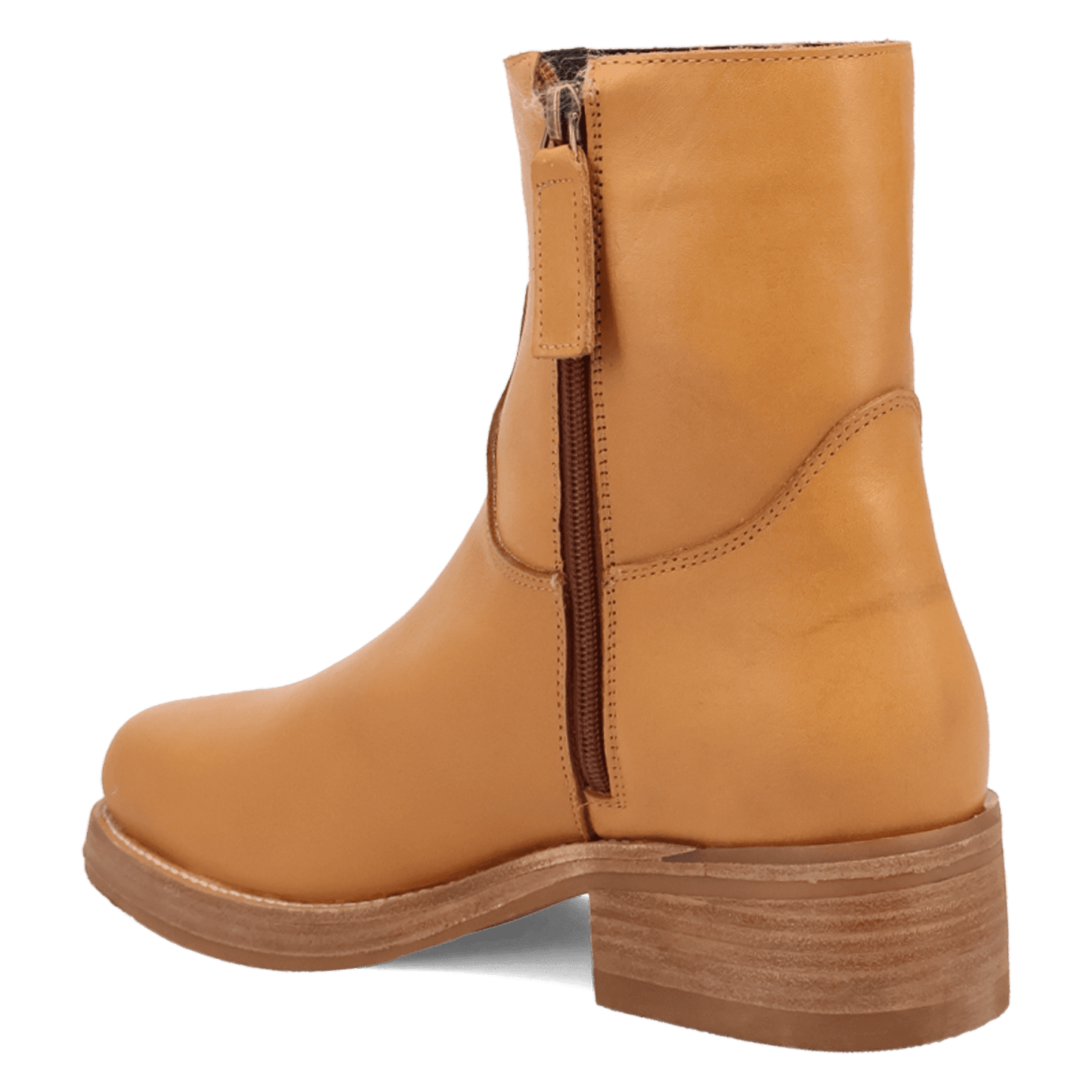 PRODUCT SHOT BANNER LEATHER BOOT AT 270 DEGREE ANGLE