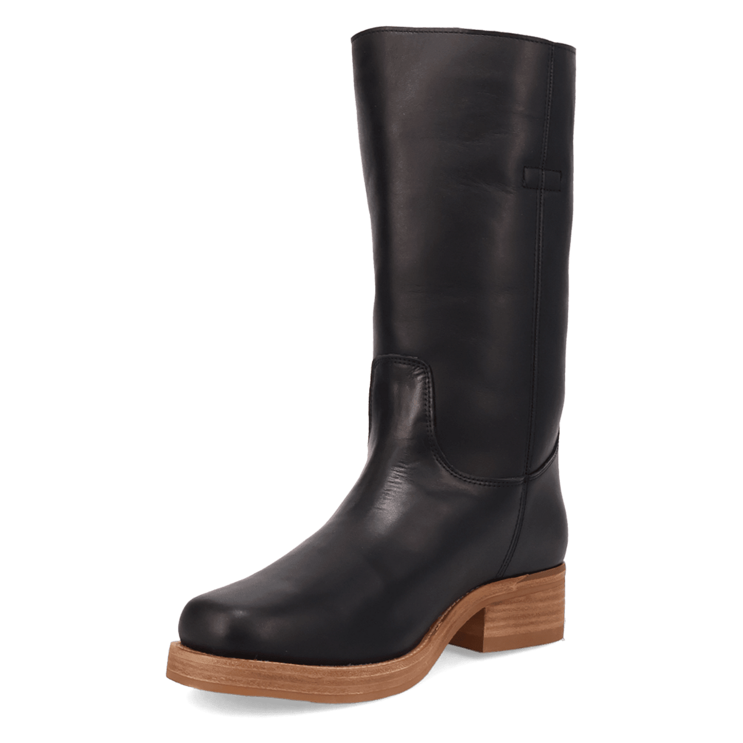 PRODUCT SHOT DUTTON LEATHER BOOT AT 225 DEGREE ANGLE