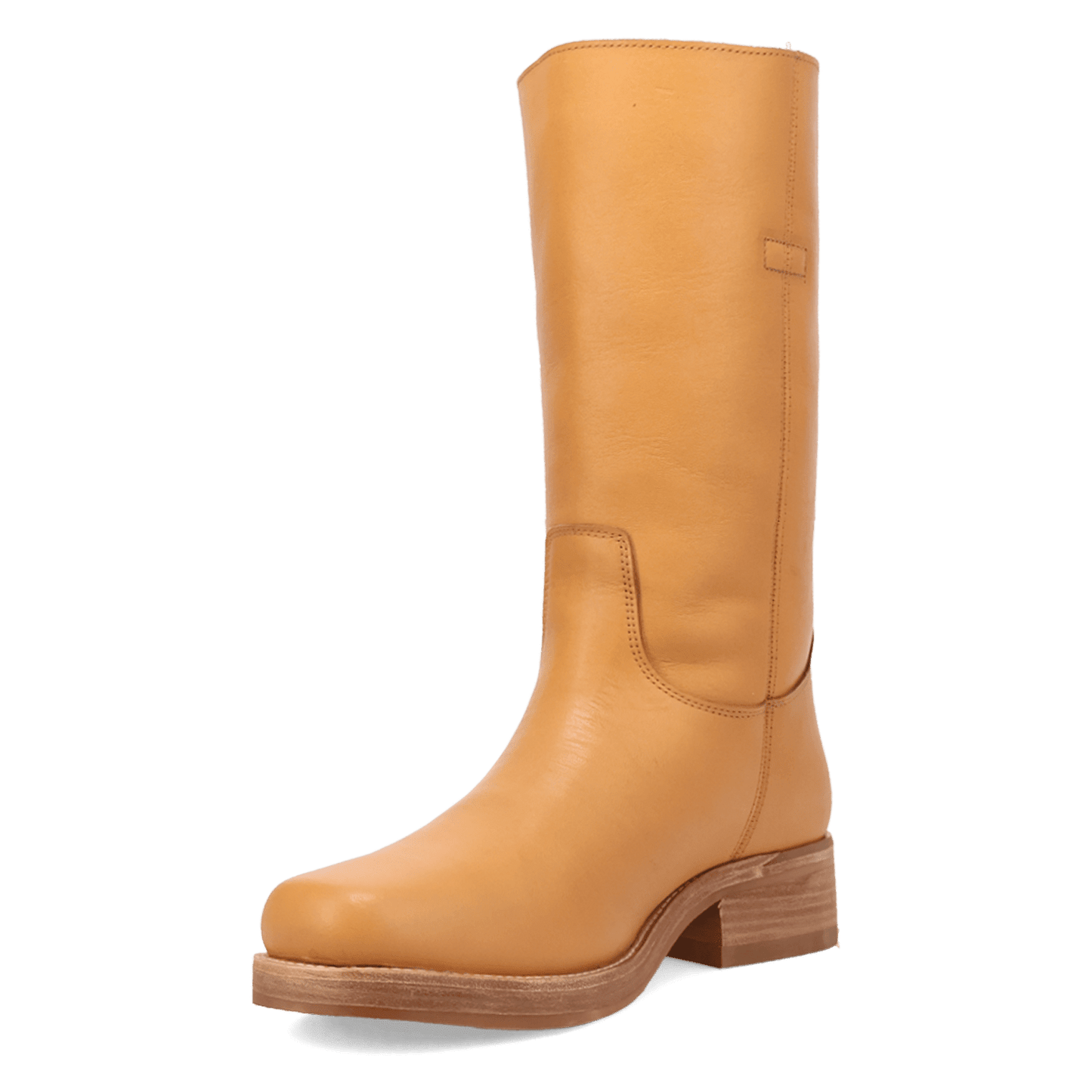 PRODUCT SHOT DUTTON LEATHER BOOT AT 225 DEGREE ANGLE
