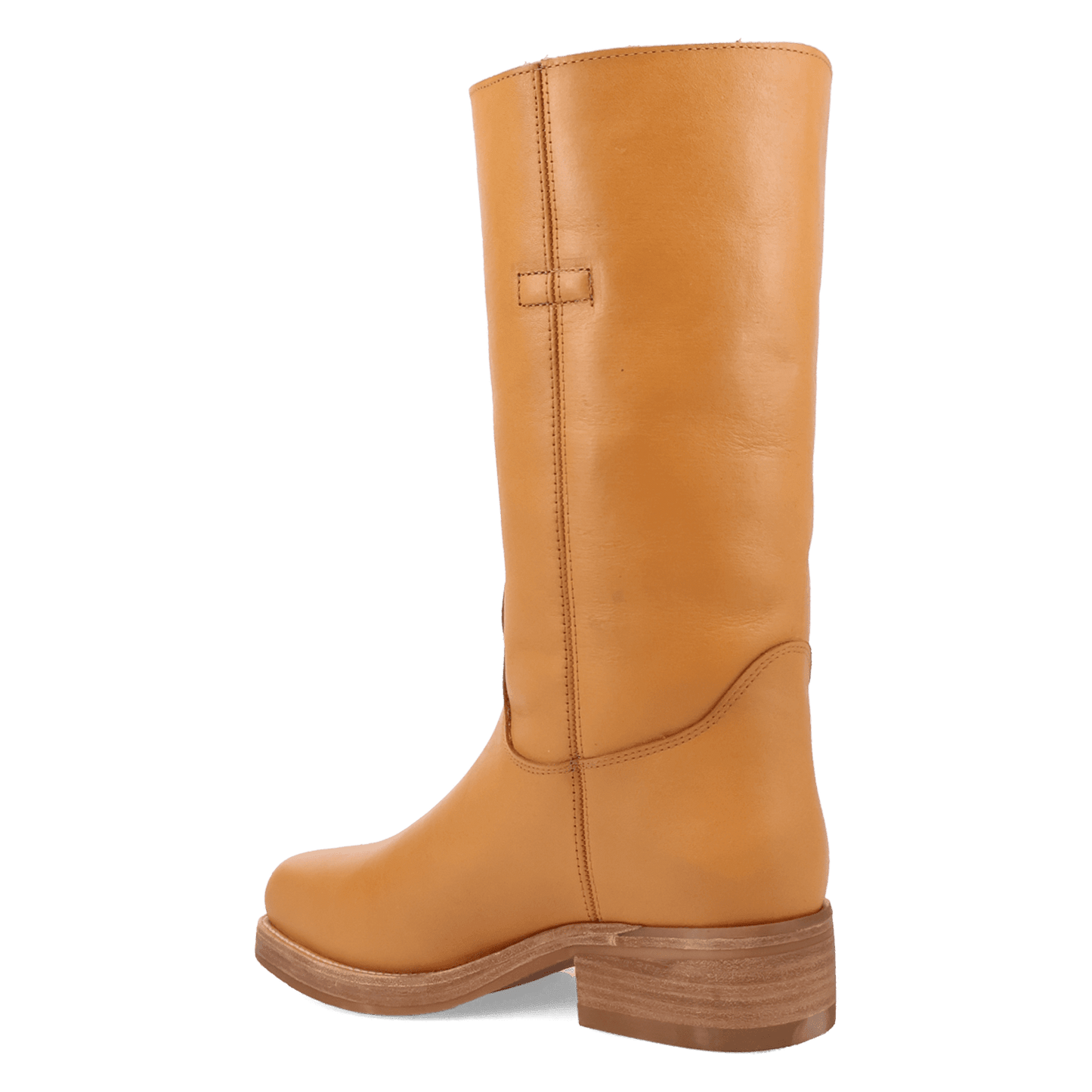 PRODUCT SHOT DUTTON LEATHER BOOT AT 270 DEGREE ANGLE