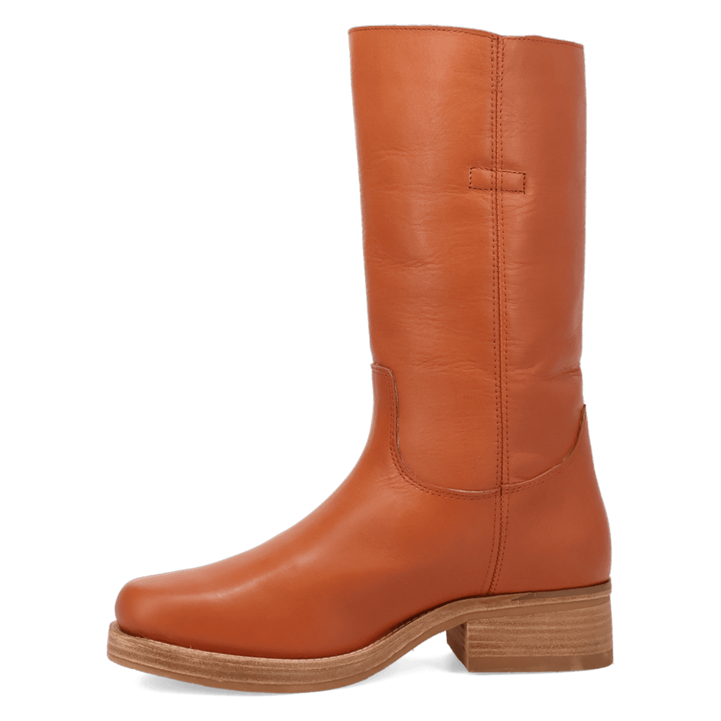 PRODUCT SHOT DUTTON LEATHER BOOT AT 135 DEGREE OUTSIDE ANGLE