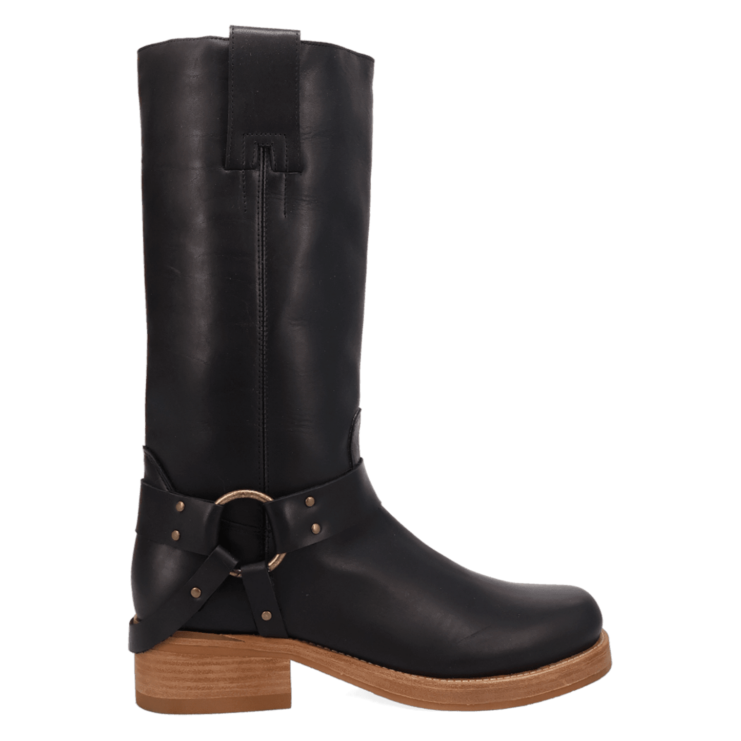 PRODUCT SHOT RIP LEATHER BOOT AT 90 DEGREE INSIDE ANGLE