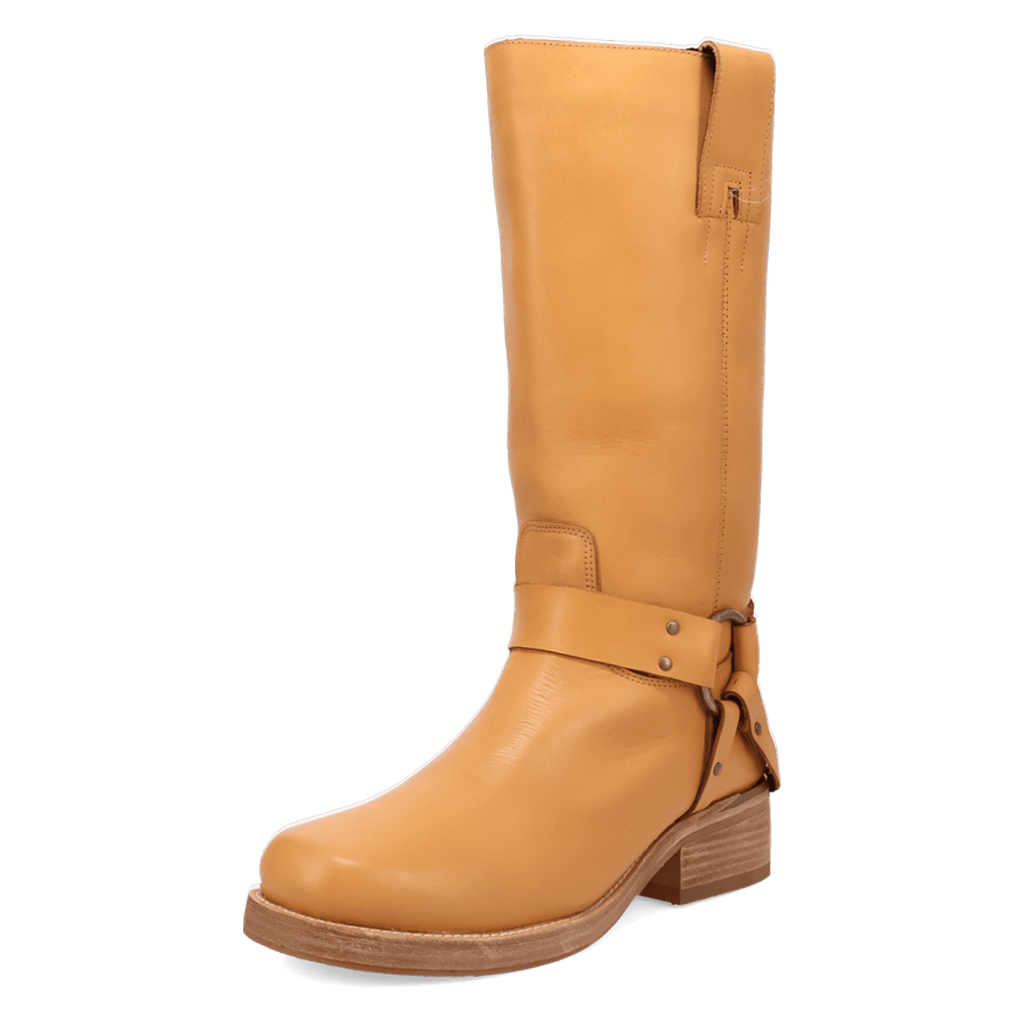 PRODUCT SHOT RIP LEATHER BOOT AT 225 DEGREE ANGLE