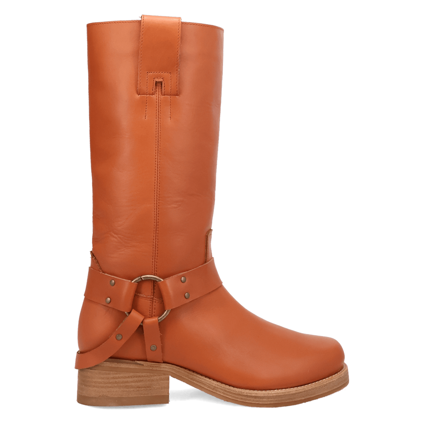PRODUCT SHOT RIP LEATHER BOOT AT 90 DEGREE INSIDE ANGLE