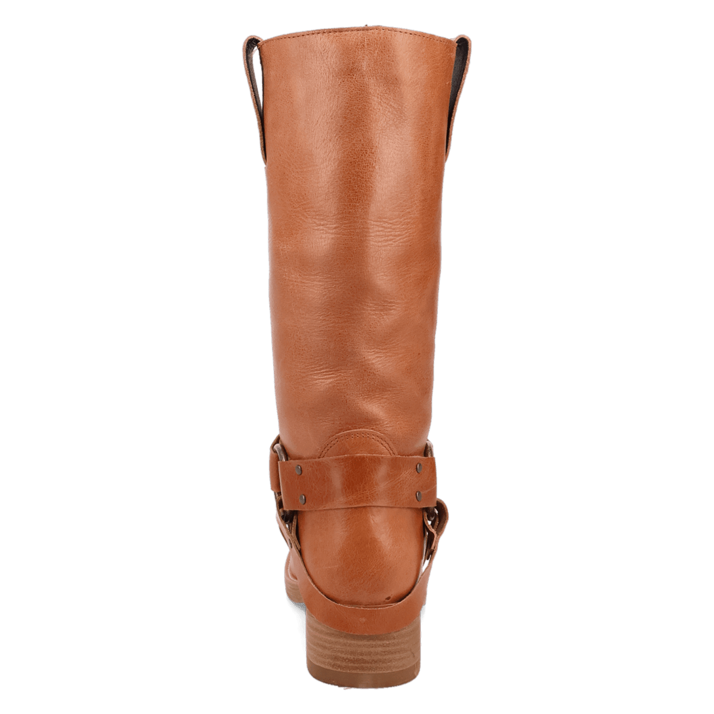PRODUCT SHOT RIP LEATHER BOOT AT 180 DEGREE BACK ANGLE