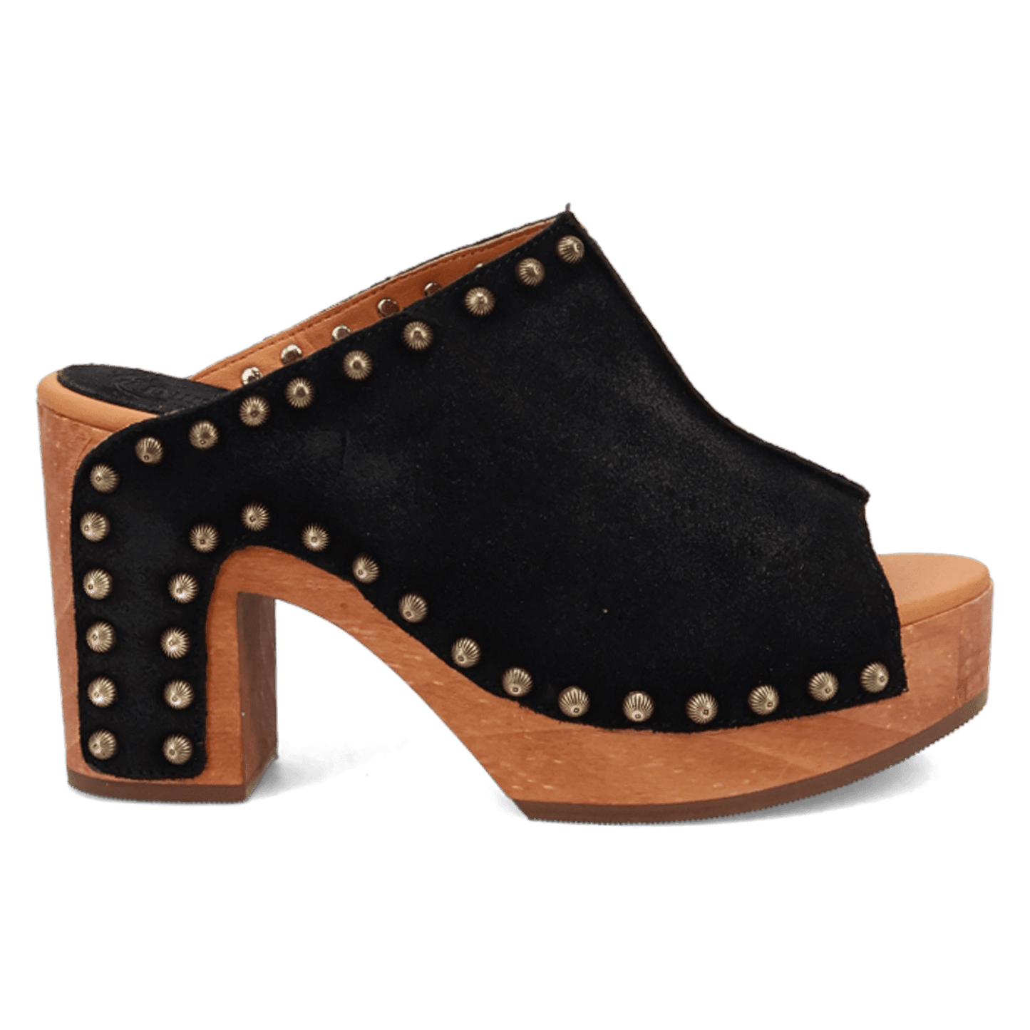 PRODUCT SHOT ECHO WOODEN SANDAL AT 90 DEGREE INSIDE ANGLE