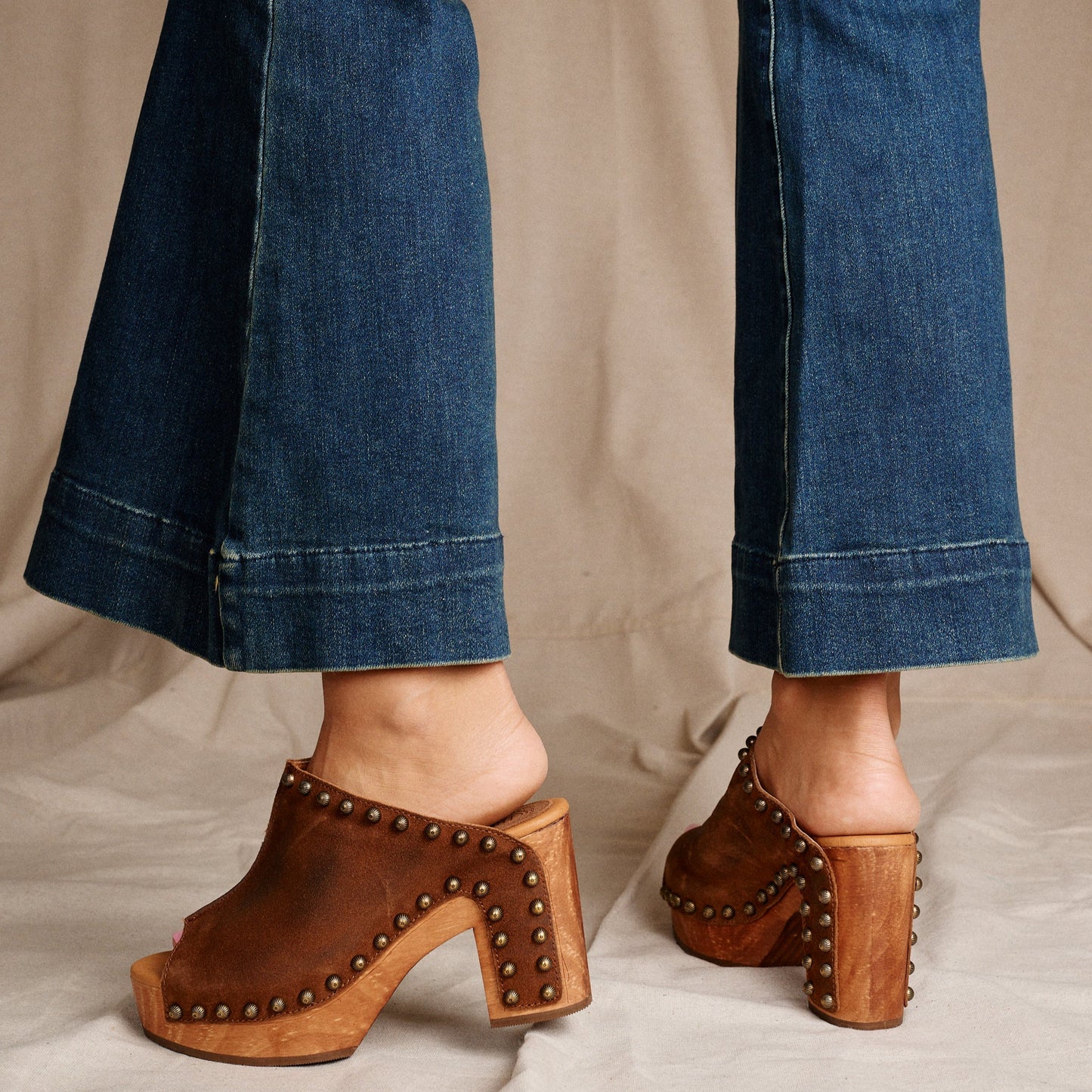 ECHO WOODEN SANDAL - Dingo1969