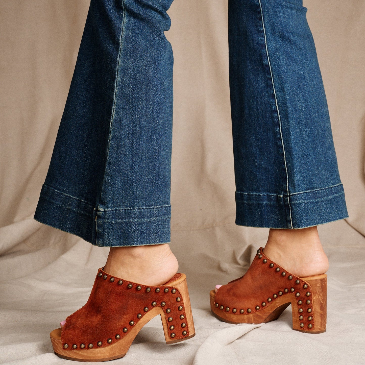 ECHO WOODEN SANDAL - Dingo1969