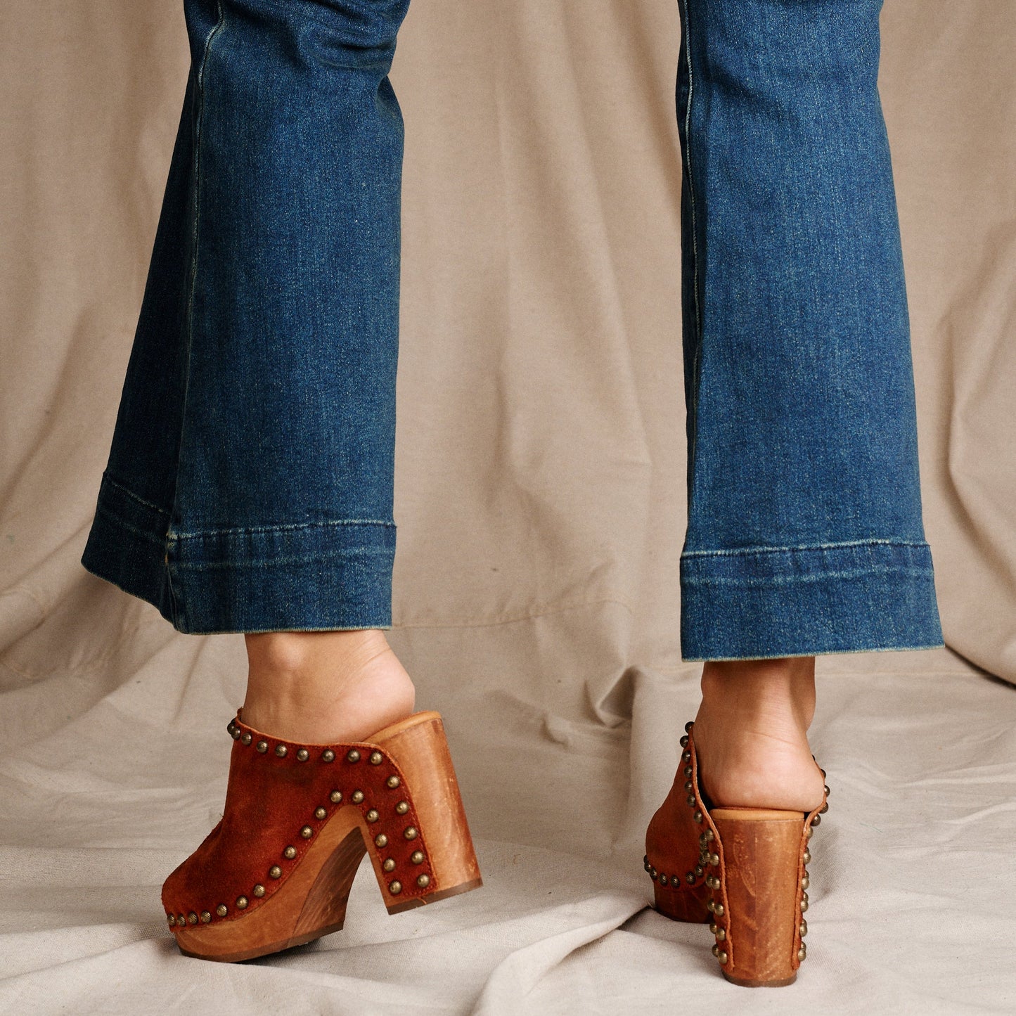 ECHO WOODEN SANDAL - Dingo1969