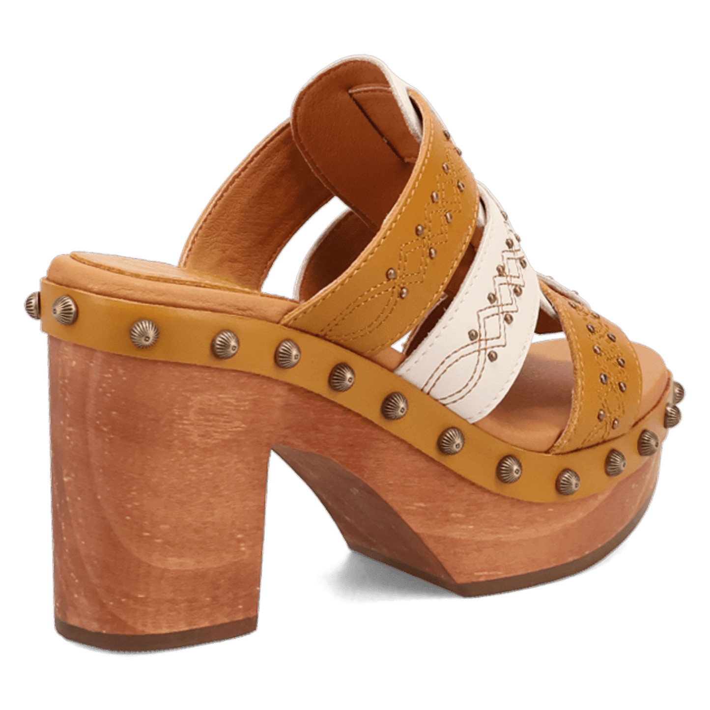 PRODUCT SHOT CHATEAU WOODEN SANDAL AT 315 DEGREE ANGLE