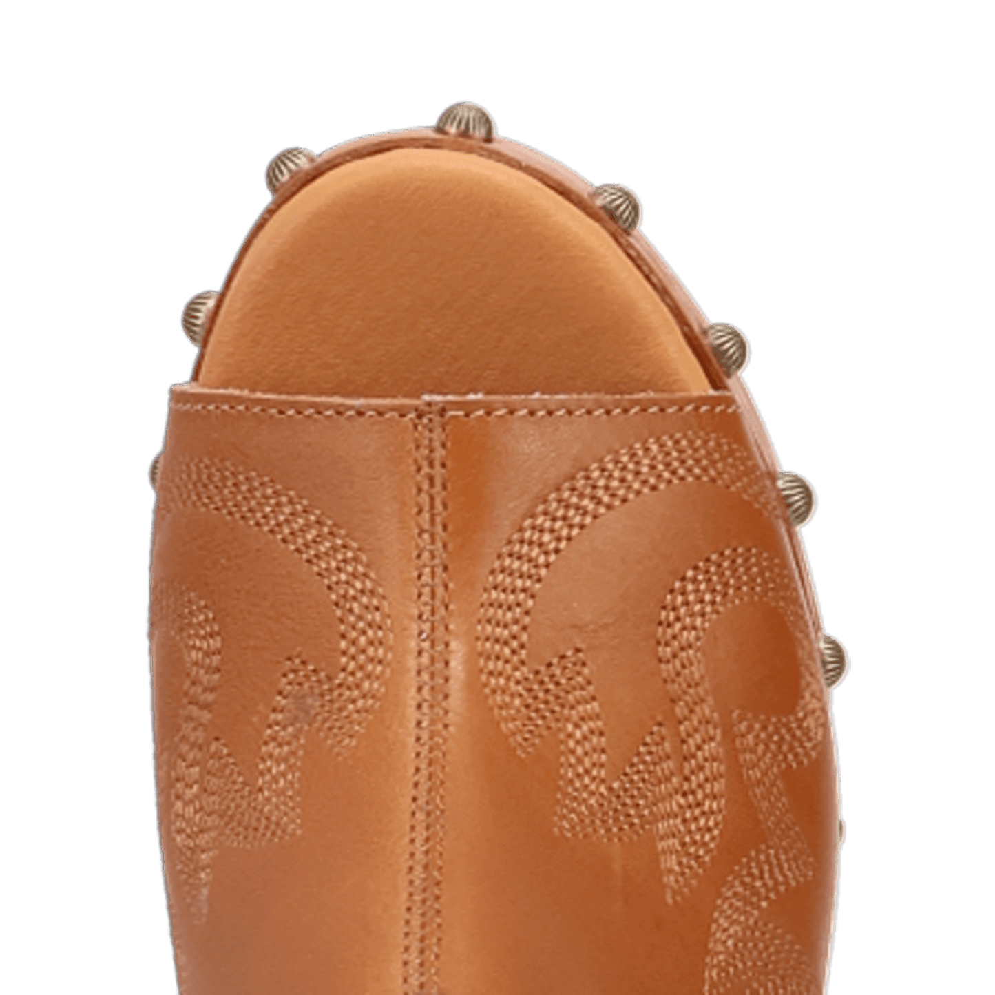 PRODUCT SHOT FREE SPIRIT WOODEN SANDAL AT TOE ANGLE