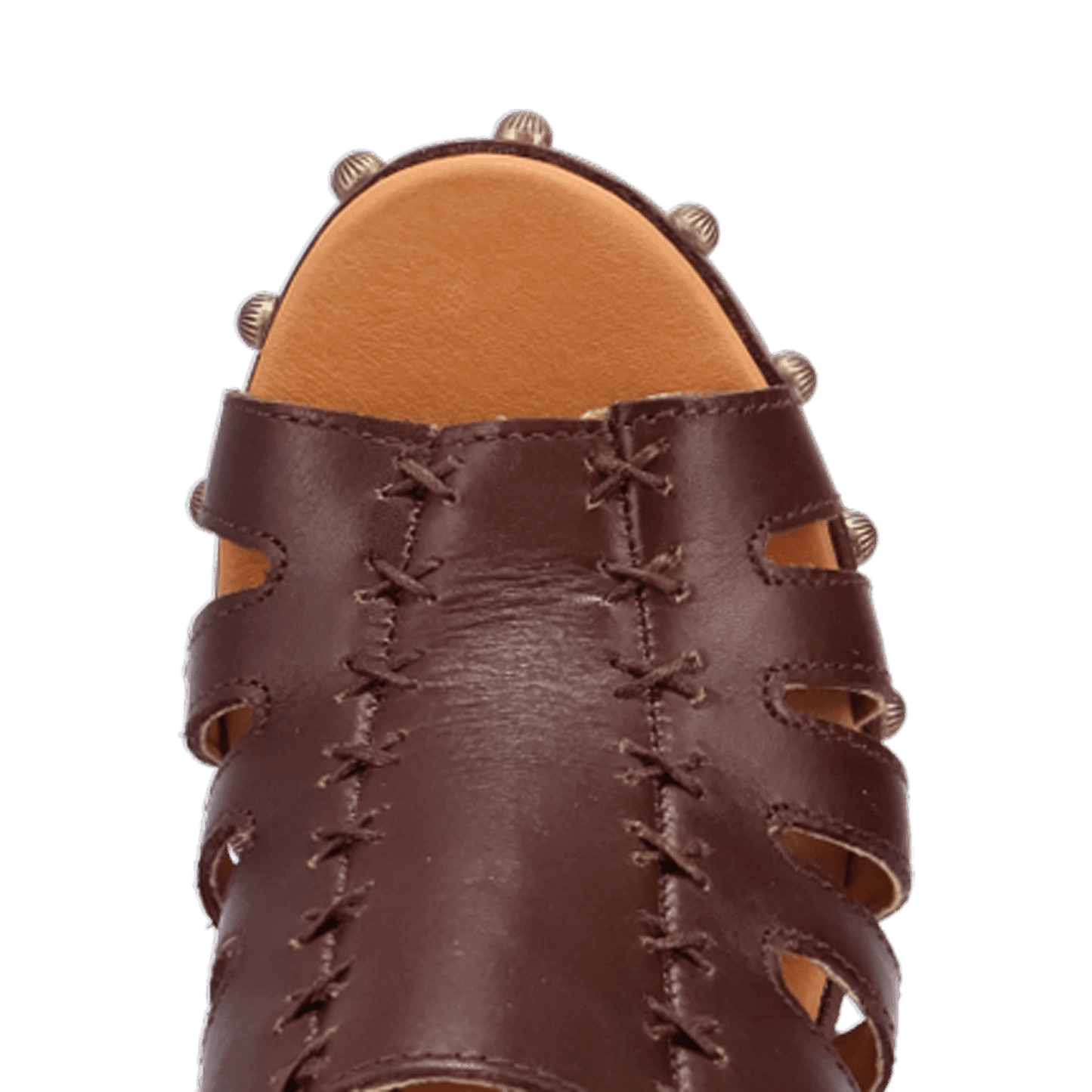 PRODUCT SHOT GEMA WOODEN SANDAL AT TOE ANGLE