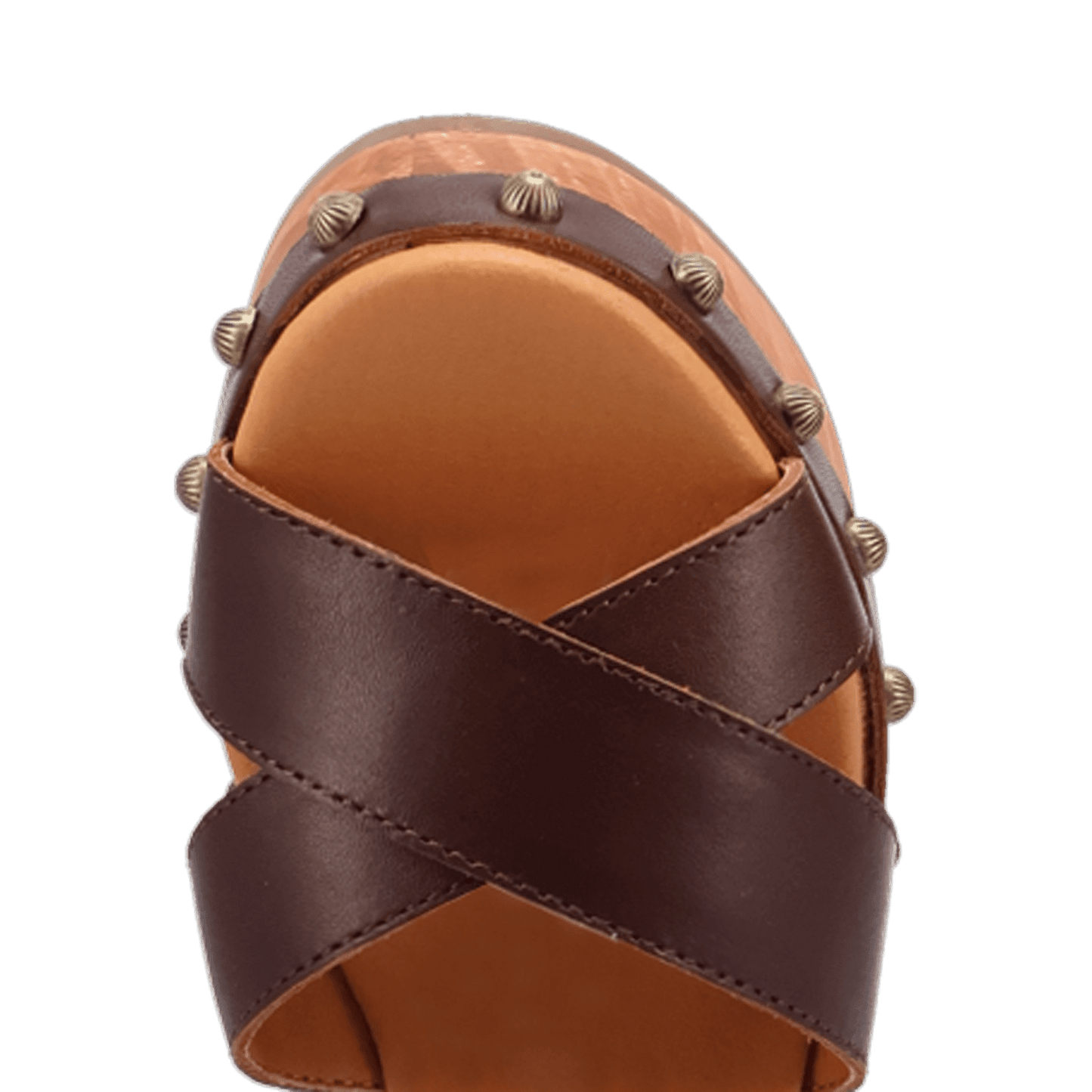 PRODUCT SHOT LOTUS WOODEN SANDAL AT TOE ANGLE