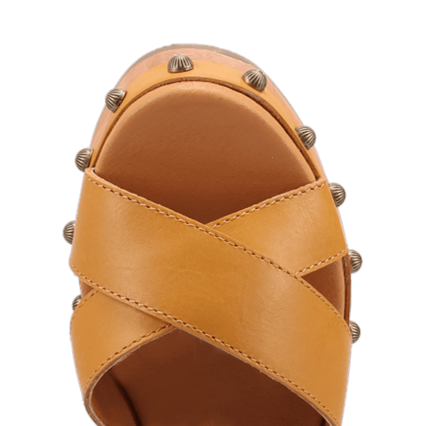 PRODUCT SHOT LOTUS WOODEN SANDAL AT TOE ANGLE