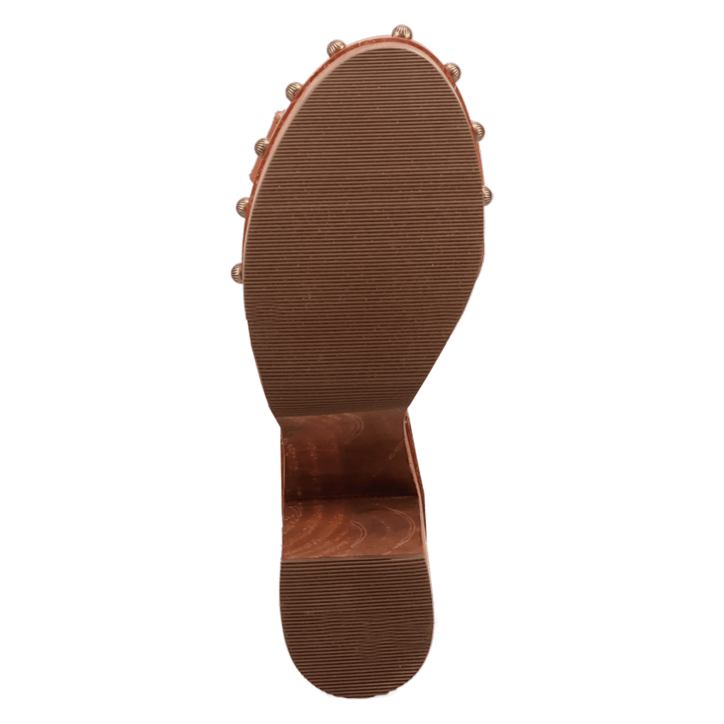 PRODUCT SHOT LOTUS WOODEN SANDAL AT OUTSOLE ANGLE