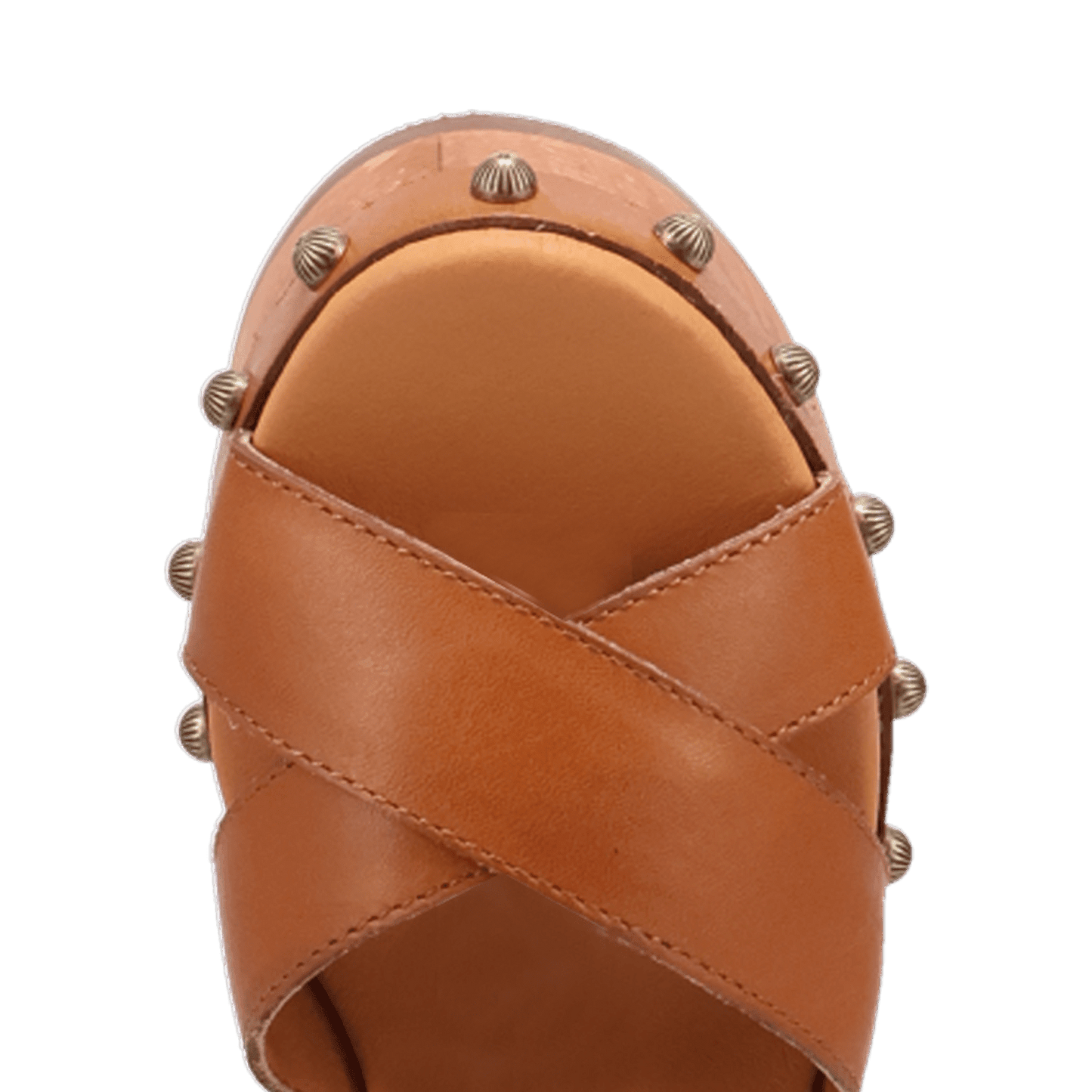 PRODUCT SHOT LOTUS WOODEN SANDAL AT TOE ANGLE