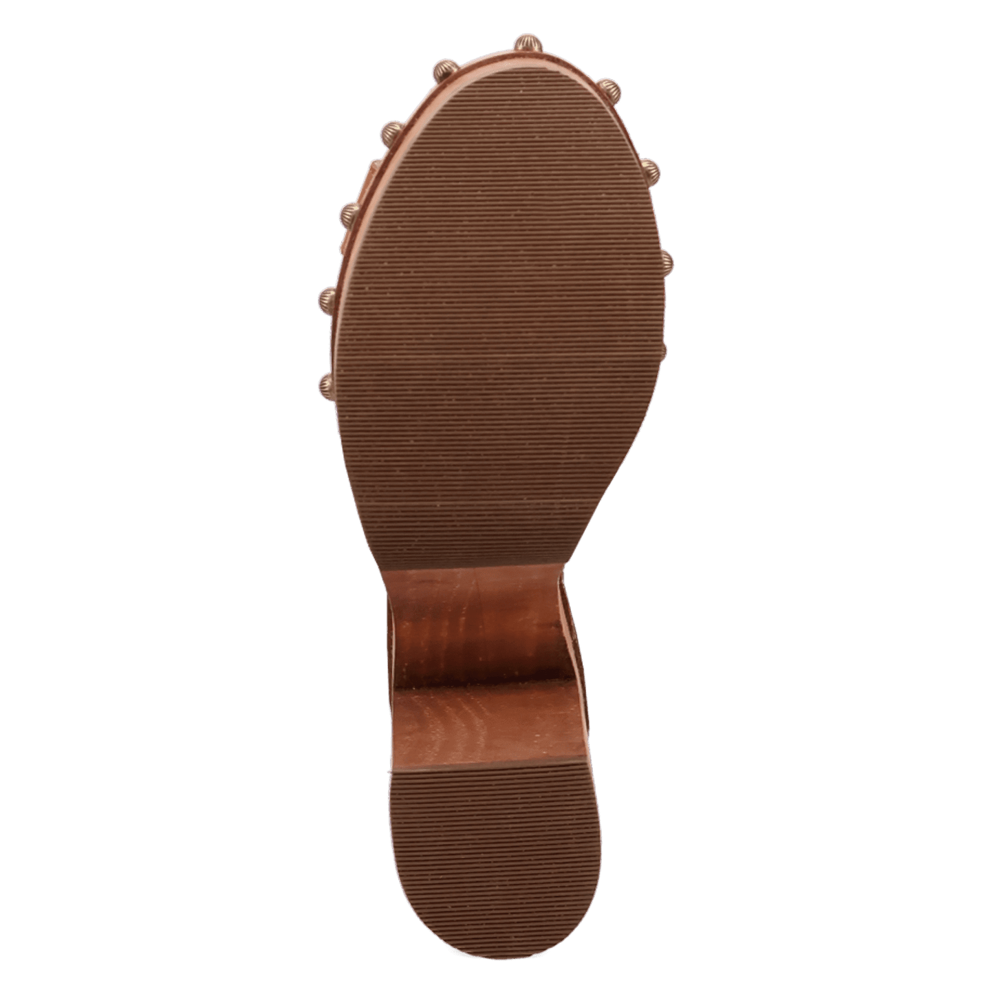 PRODUCT SHOT LOTUS WOODEN SANDAL AT OUTSOLE ANGLE