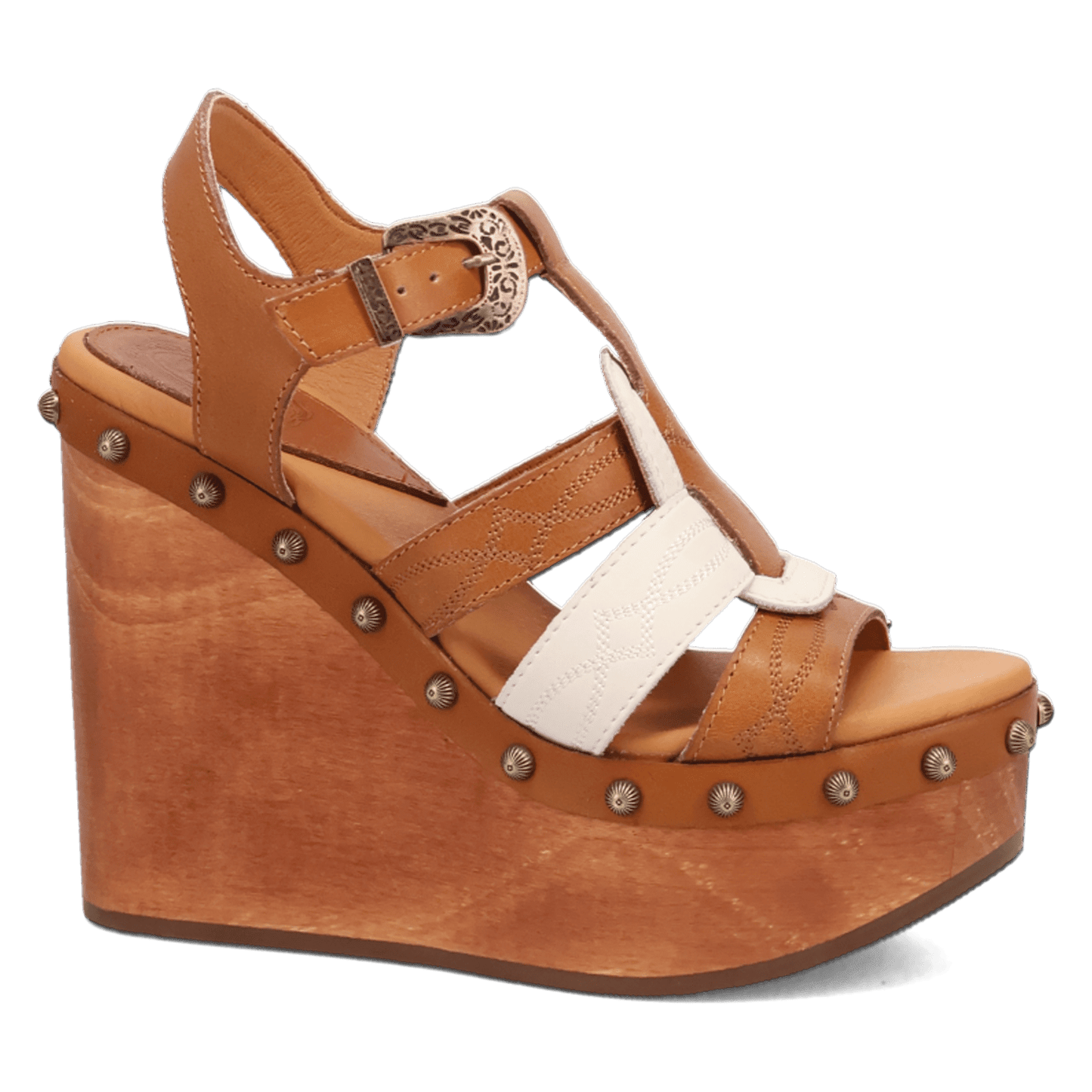 PRODUCT SHOT COSMO WOODEN SANDAL AT 90 DEGREE INSIDE ANGLE
