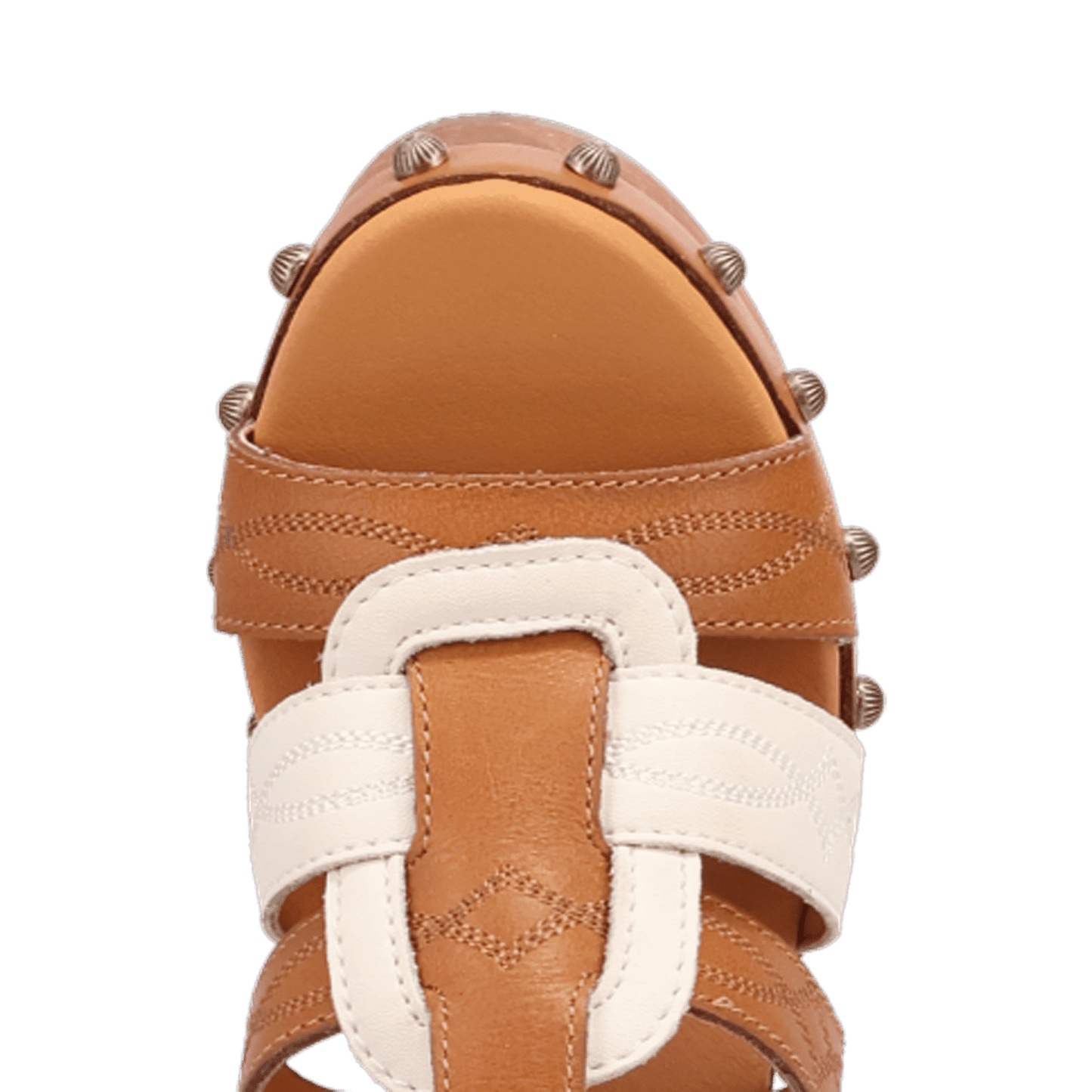 PRODUCT SHOT COSMO WOODEN SANDAL AT TOE ANGLE
