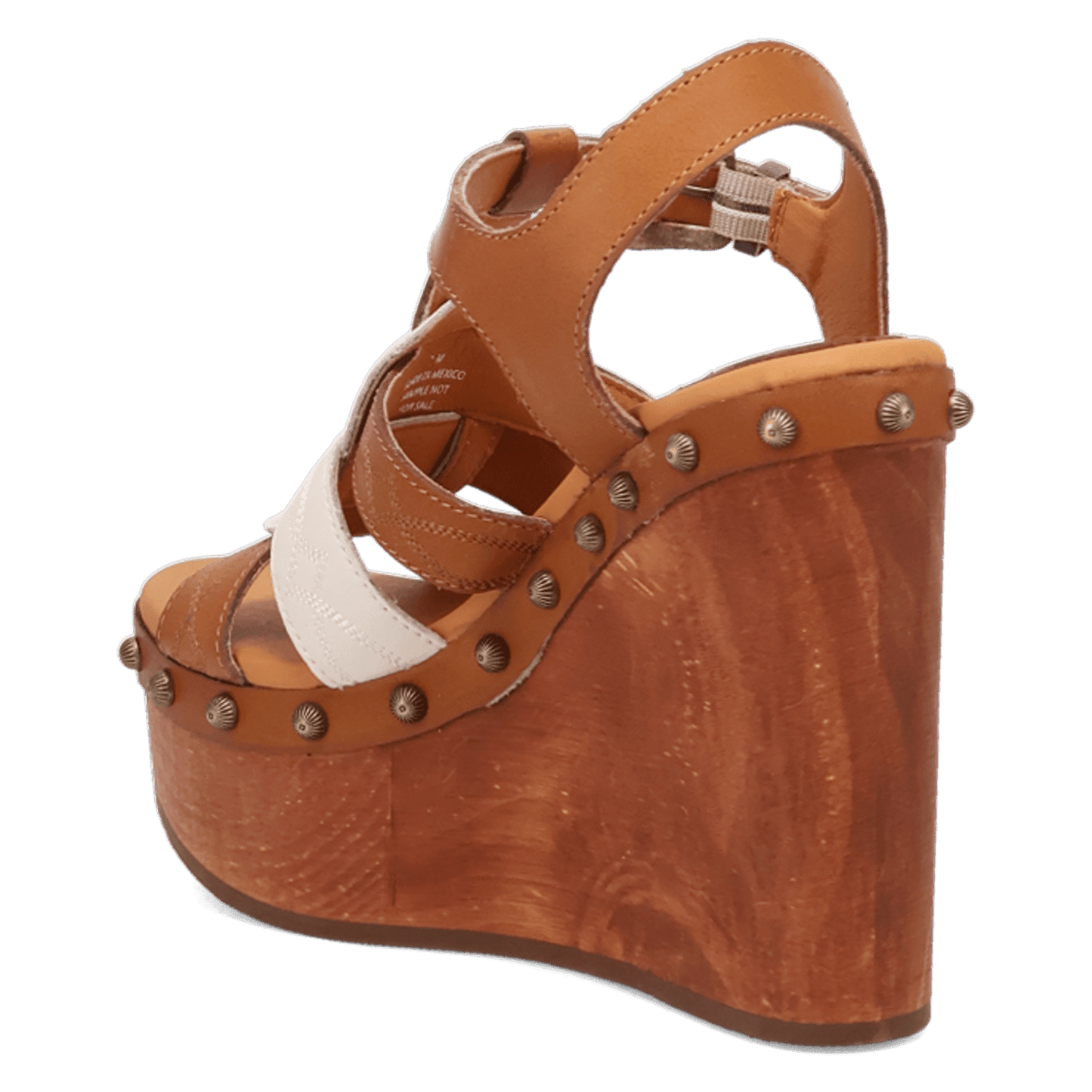PRODUCT SHOT COSMO WOODEN SANDAL AT 270 DEGREE ANGLE