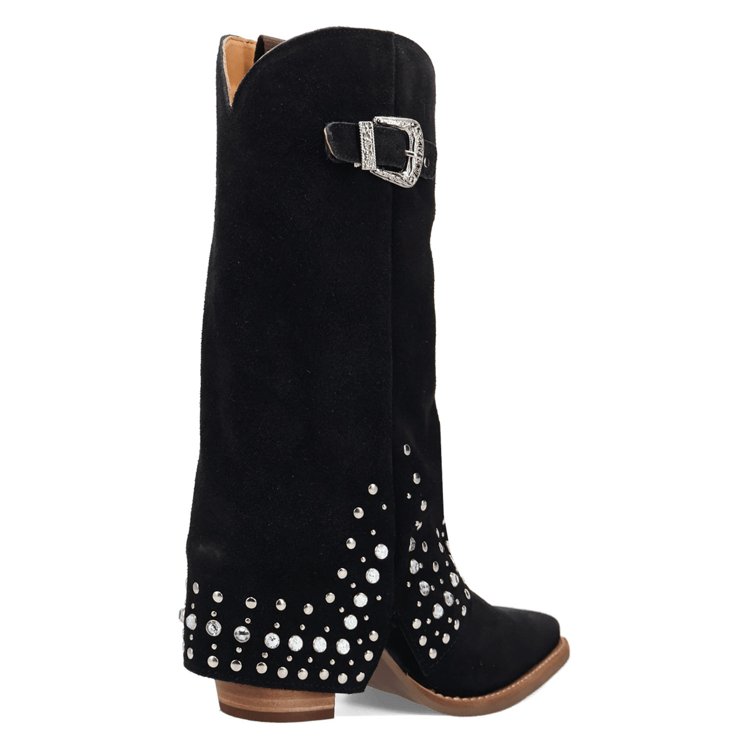 PRODUCT SHOT HOWDY HONEY SUEDE LEATHER BOOT AT 315 DEGREE ANGLE