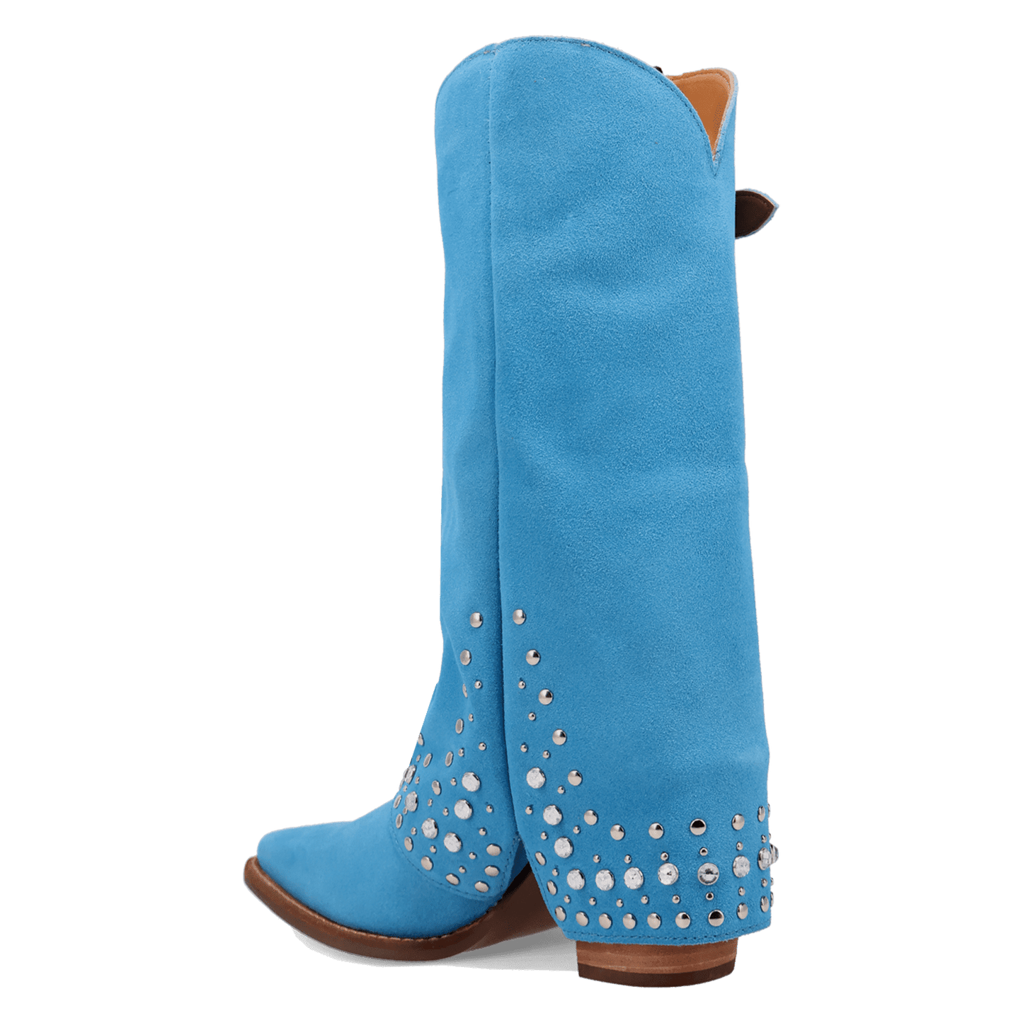 PRODUCT SHOT HOWDY HONEY SUEDE LEATHER BOOT AT 270 DEGREE ANGLE