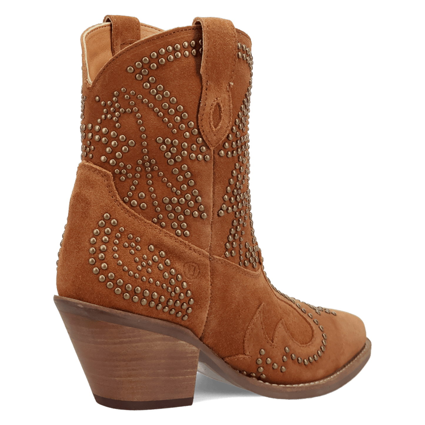PRODUCT SHOT SEEIN' STARS SUEDE LEATHER BOOTIE AT 315 DEGREE ANGLE