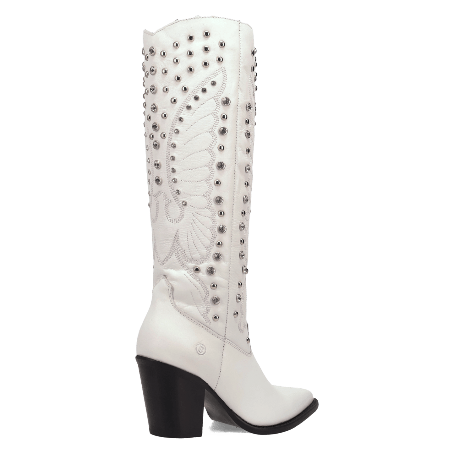 PRODUCT SHOT DIAMONDS FOREVER LEATHER BOOT AT 315 DEGREE ANGLE