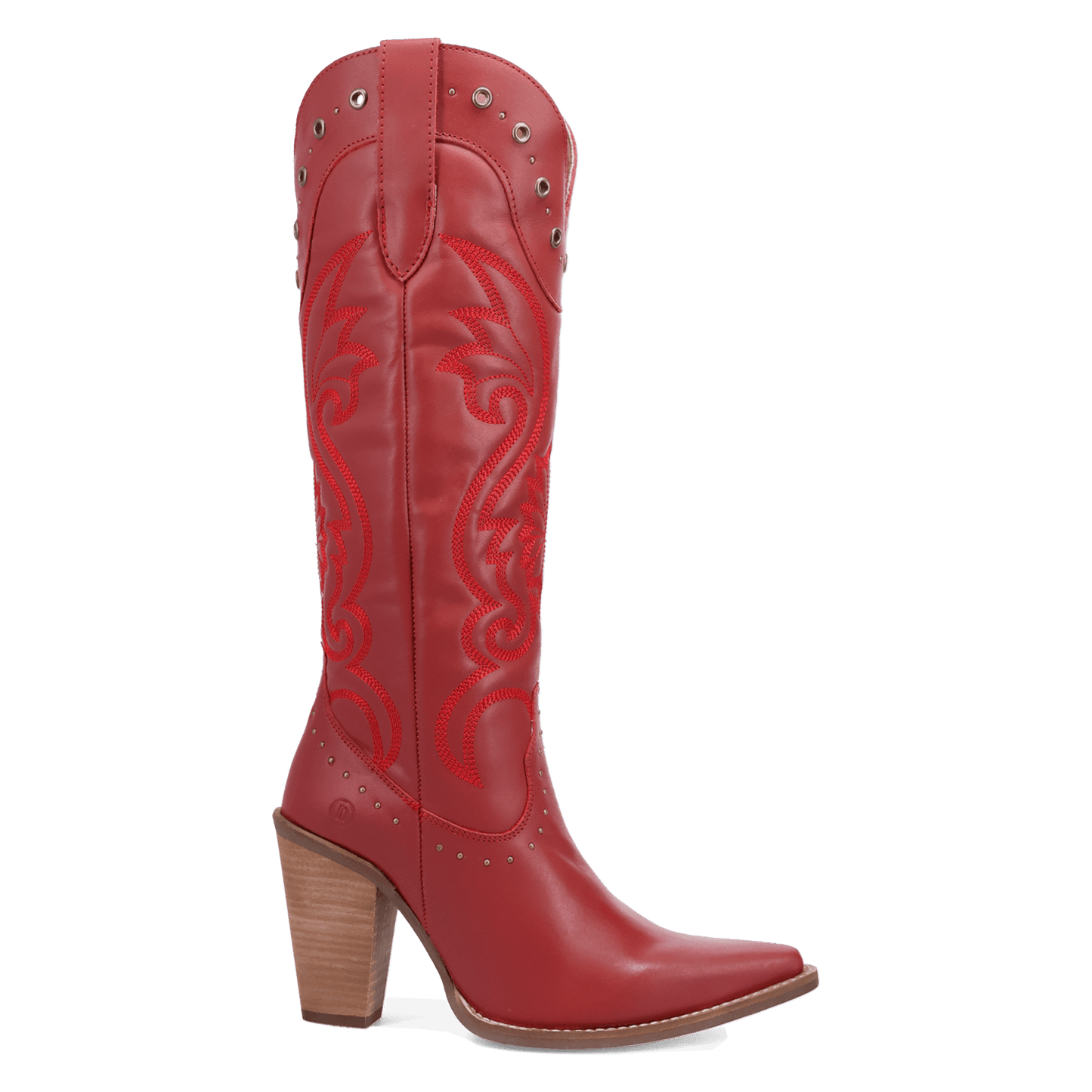 PRODUCT SHOT ROCK N' REBEL LEATHER BOOT AT 90 DEGREE INSIDE ANGLE