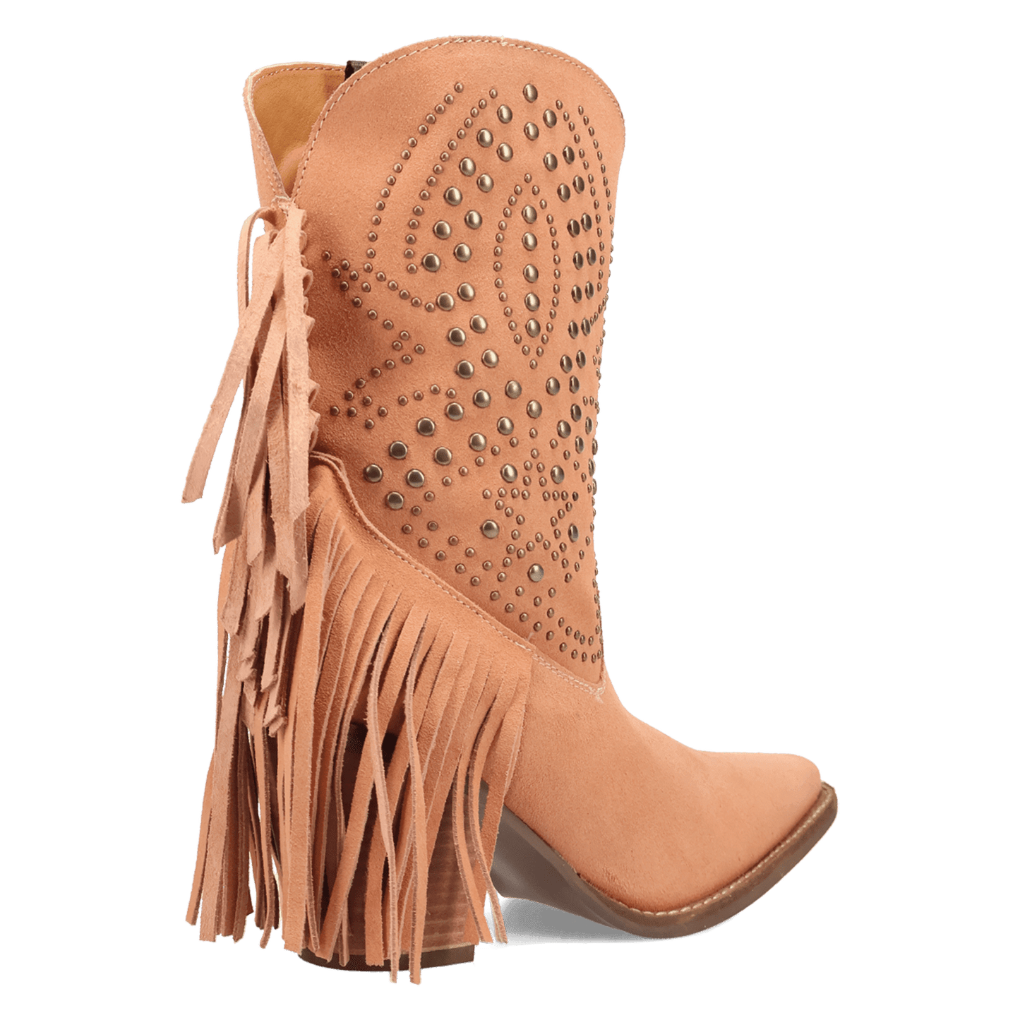 PRODUCT SHOT STAR POWER SUEDE LEATHER BOOTIE AT 315 DEGREE ANGLE