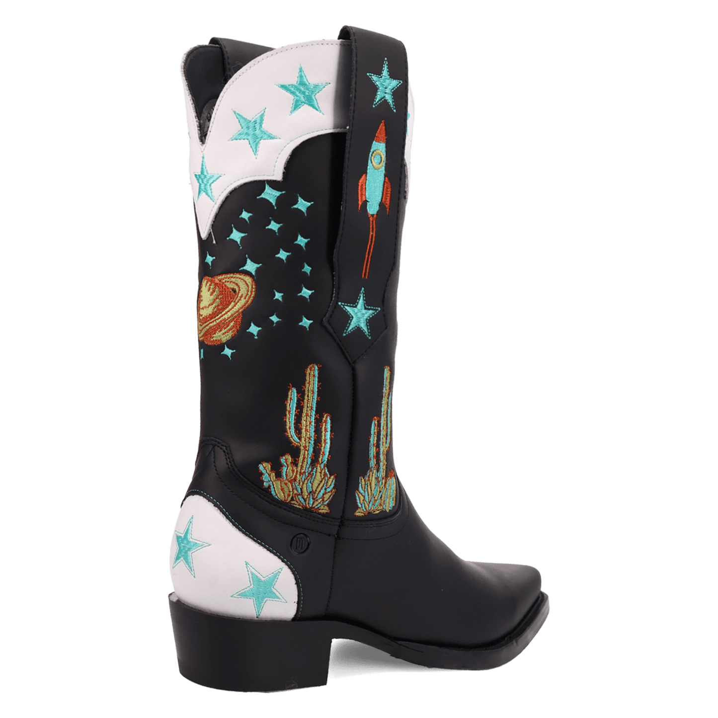 PRODUCT SHOT SPACE COWBOY LEATHER BOOT AT 315 DEGREE ANGLE