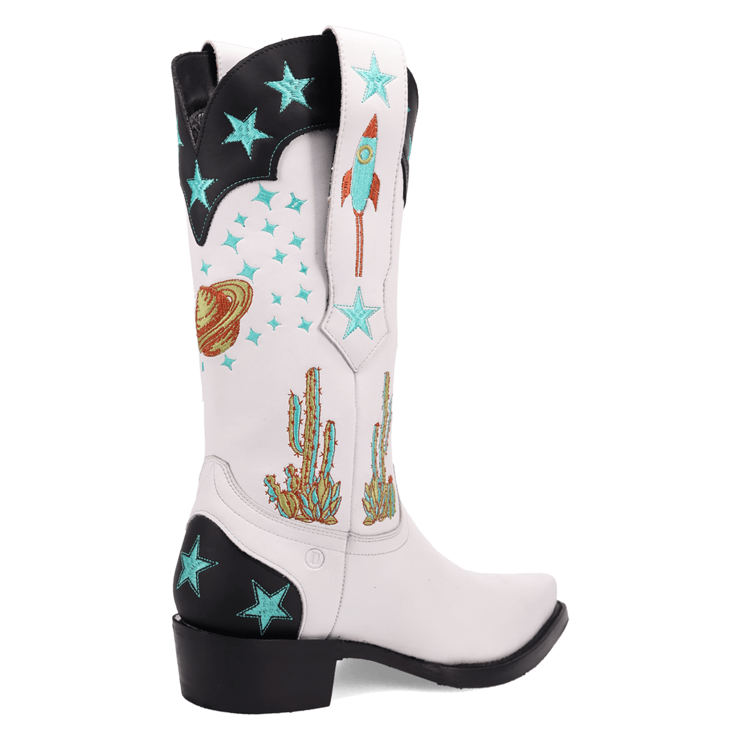 PRODUCT SHOT SPACE COWBOY LEATHER BOOT AT 315 DEGREE ANGLE