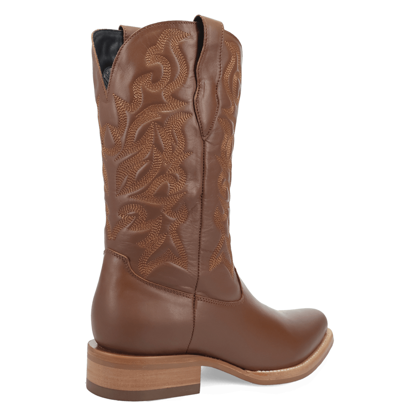 PRODUCT SHOT YOUNG BLOOD LEATHER BOOT AT 315 DEGREE ANGLE