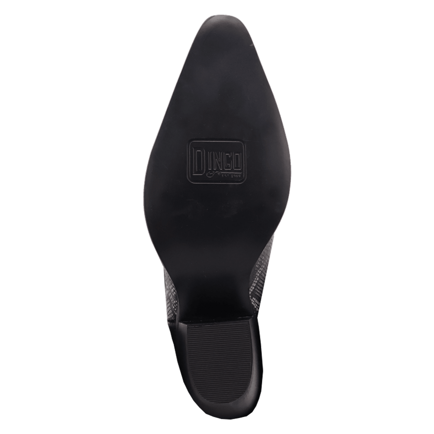 PRODUCT SHOT SHABBY LEATHER BOOT AT OUTSOLE ANGLE