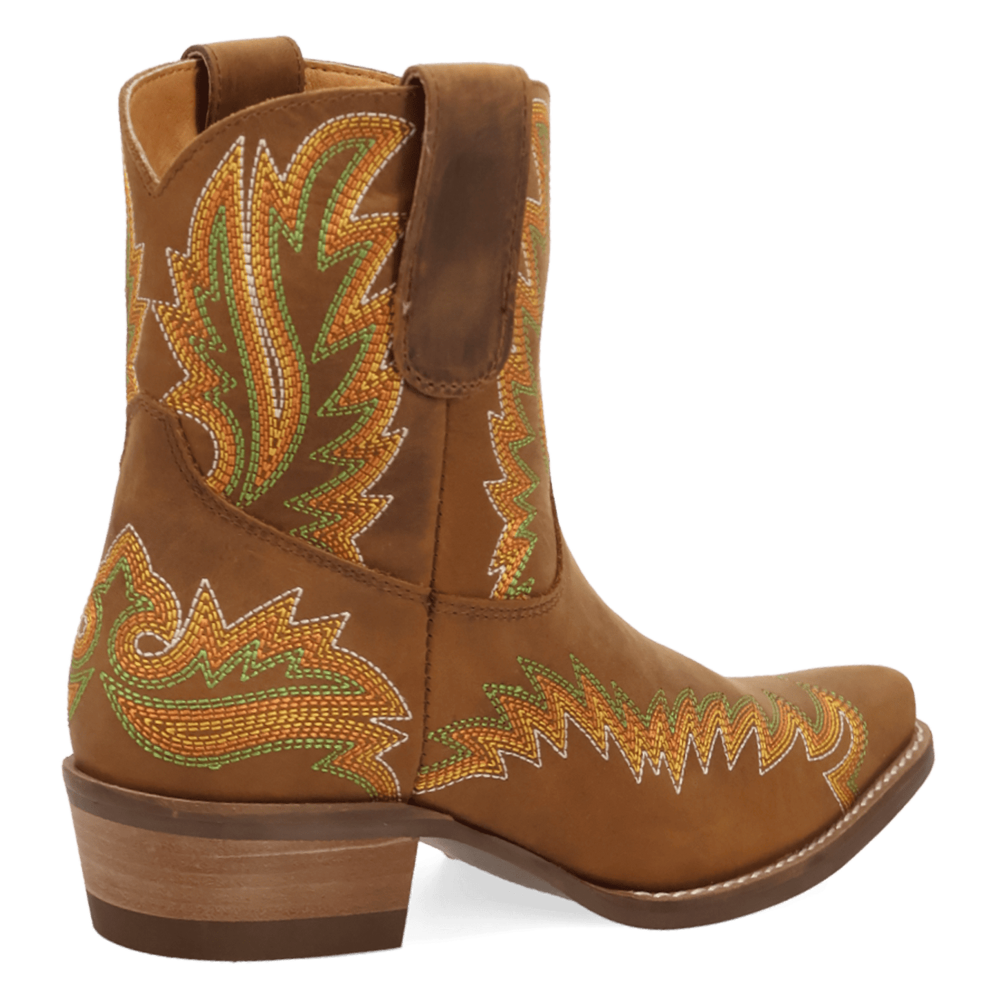 PRODUCT SHOT LAUREL LEATHER BOOTIE AT 315 DEGREE ANGLE