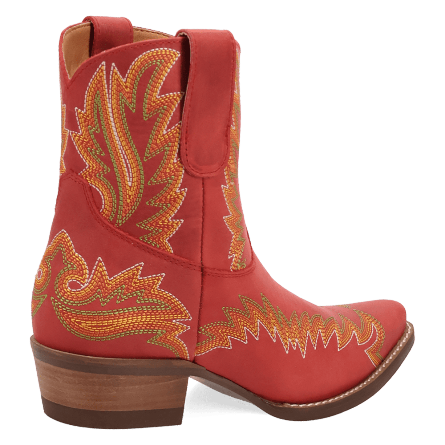 PRODUCT SHOT LAUREL LEATHER BOOTIE AT 315 DEGREE ANGLE