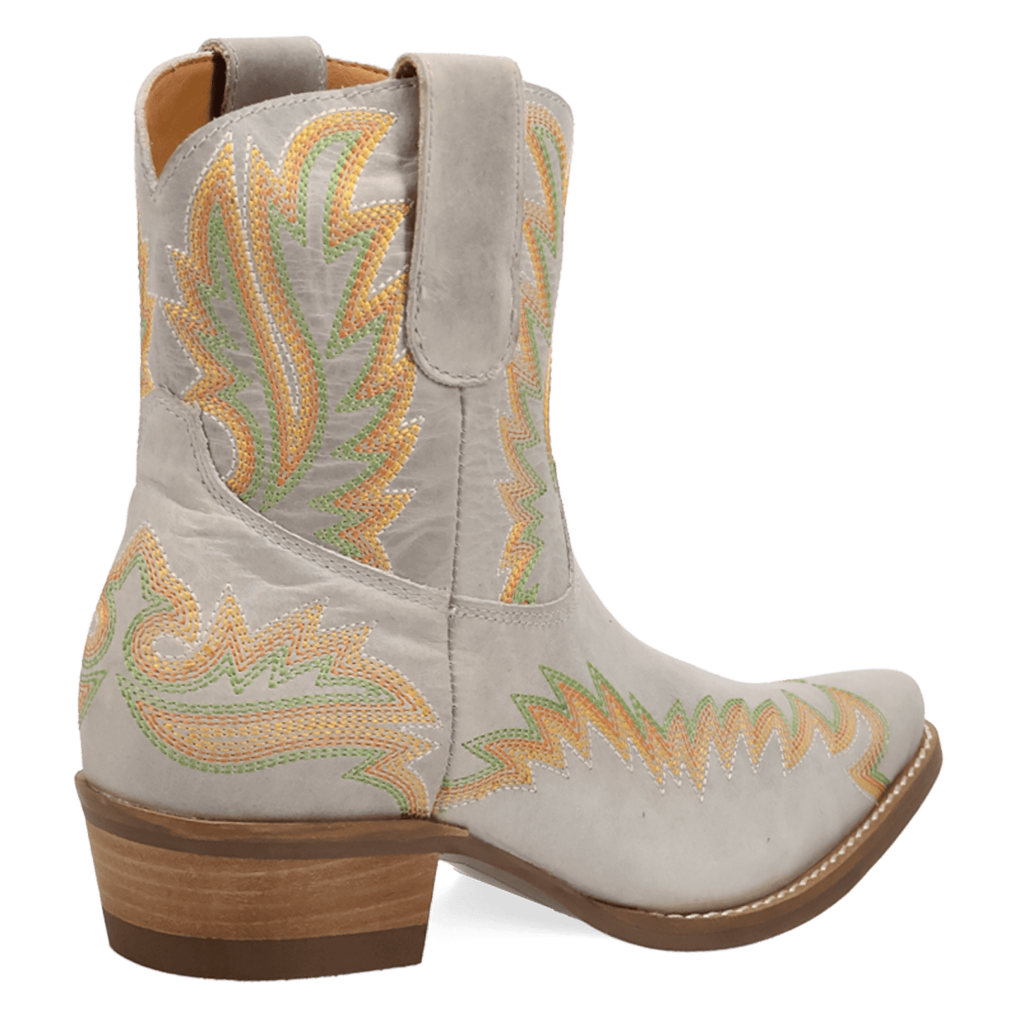 PRODUCT SHOT LAUREL LEATHER BOOTIE AT 315 DEGREE ANGLE