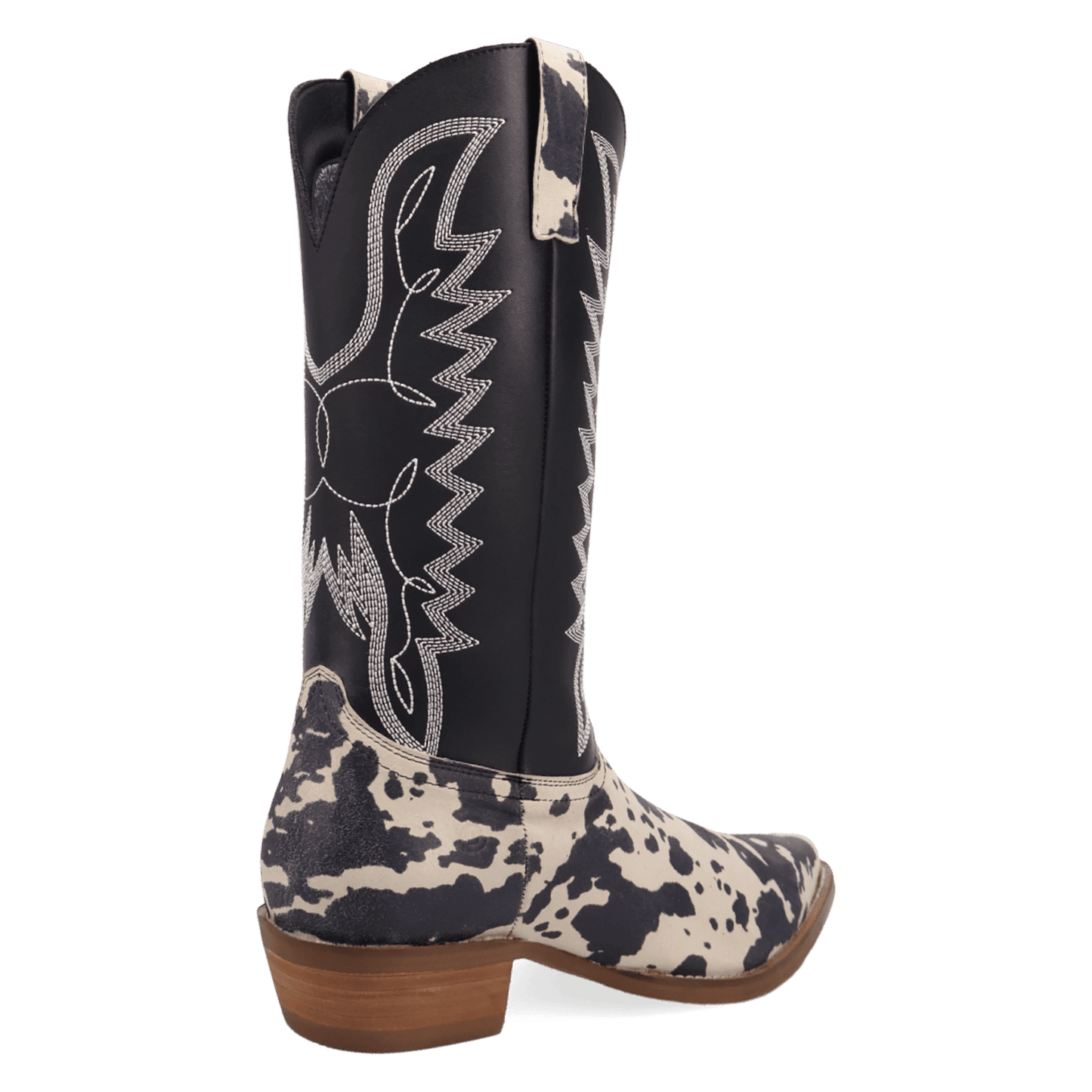 PRODUCT SHOT BULL'S EYE LEATHER BOOT AT 315 DEGREE ANGLE