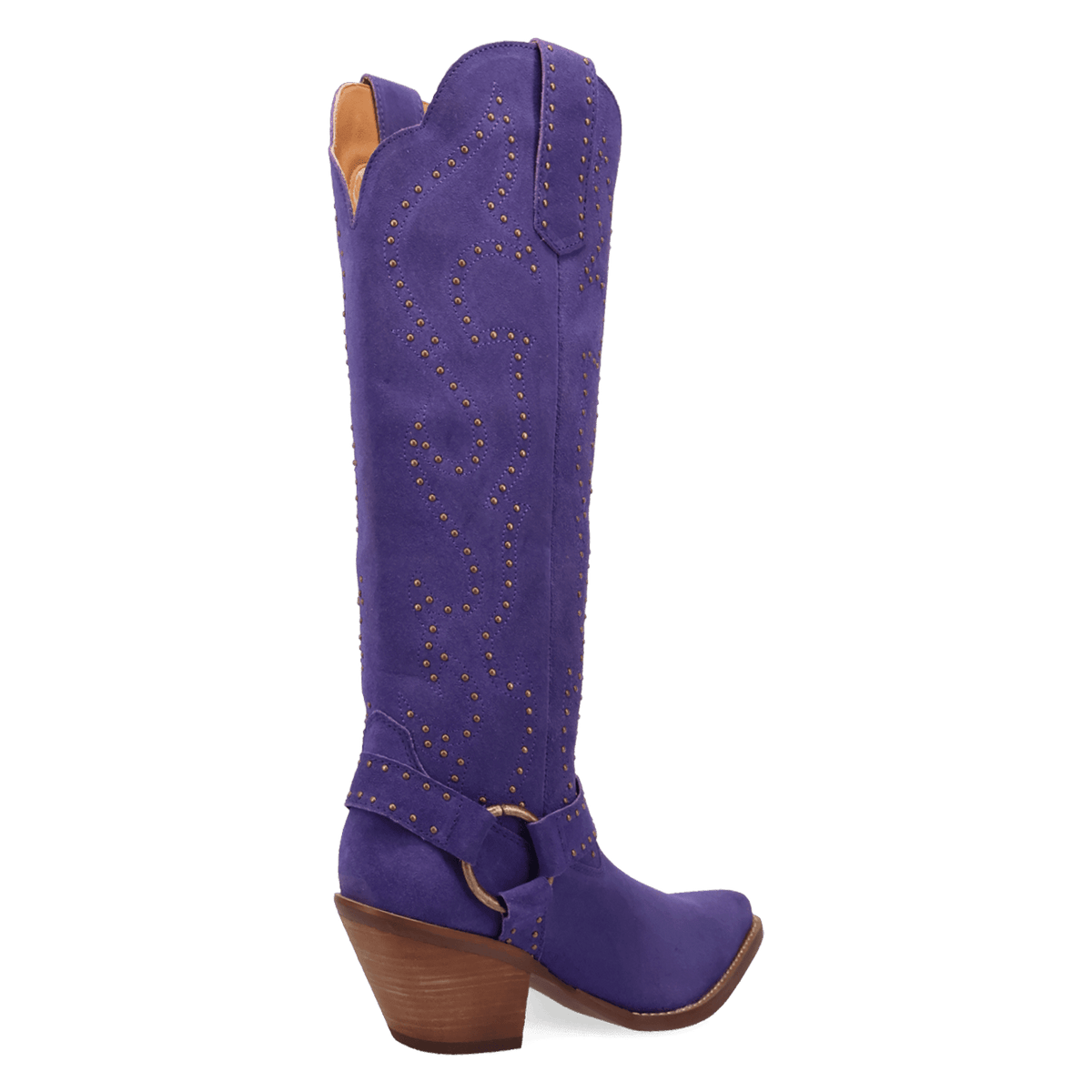 PRODUCT SHOT WICKED LEATHER BOOT AT 315 DEGREE ANGLE