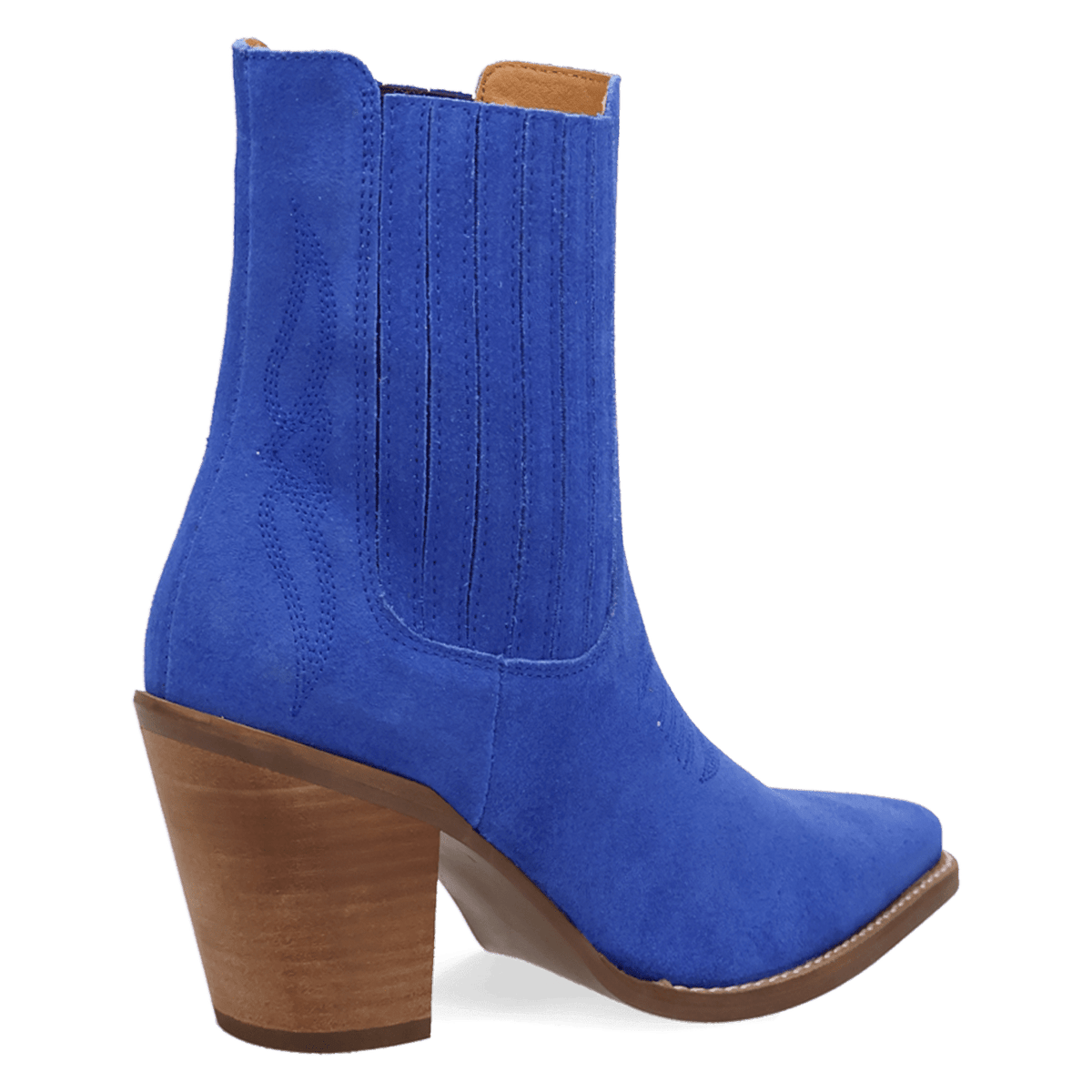 PRODUCT SHOT PALOMA SUEDE LEATHER BOOTIE AT 315 DEGREE ANGLE