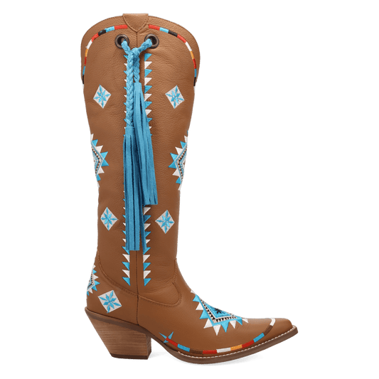 PRODUCT SHOT TERRACOTTA LEATHER BOOT AT 90 DEGREE INSIDE ANGLE